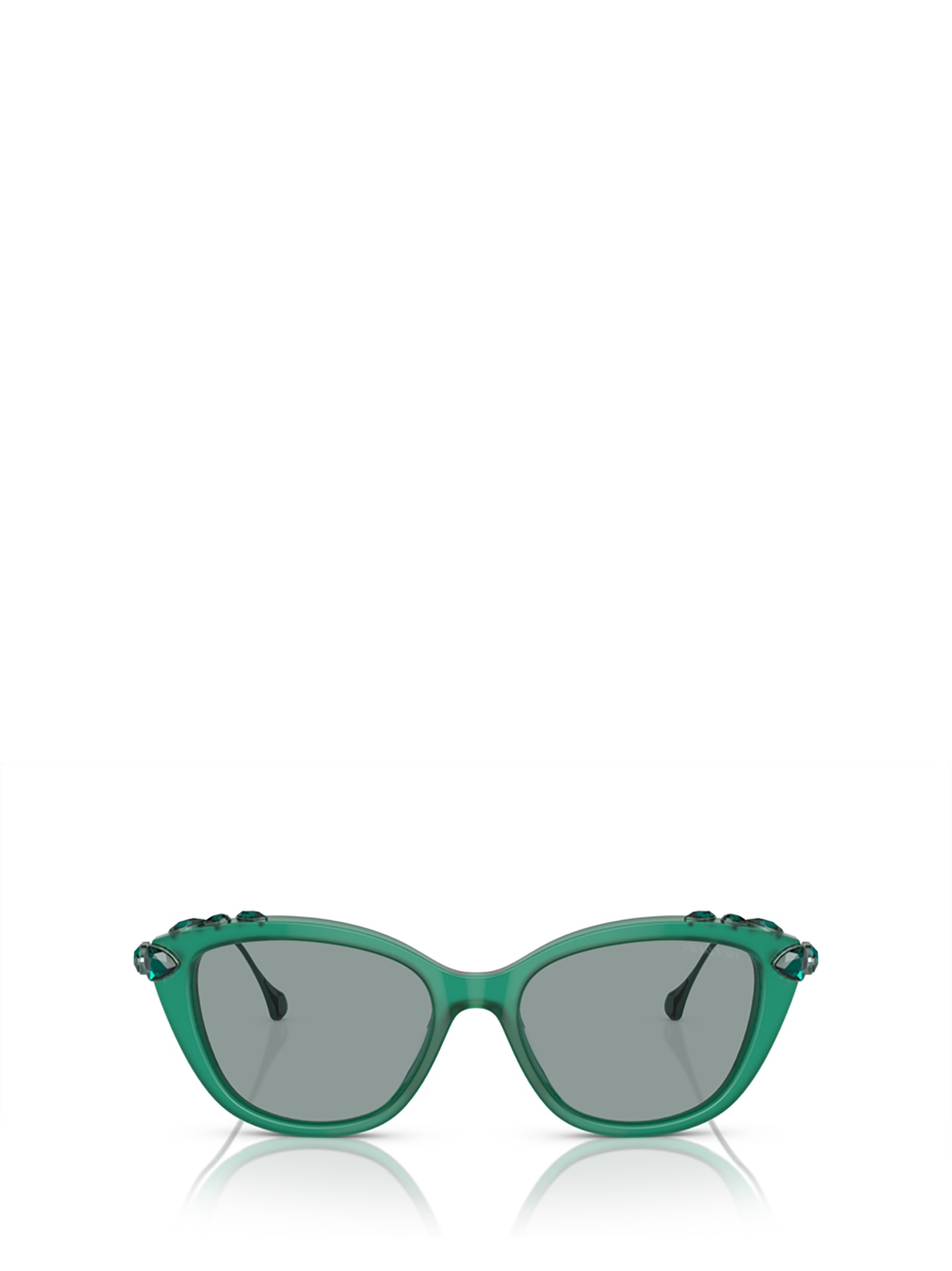 swarovski sk6010 opal green sunglasses
