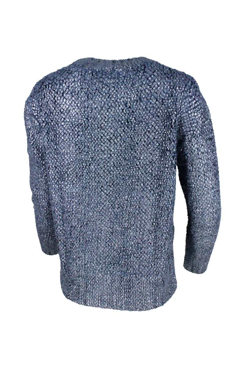 Shop Ermanno Scervino Sweater In Blu