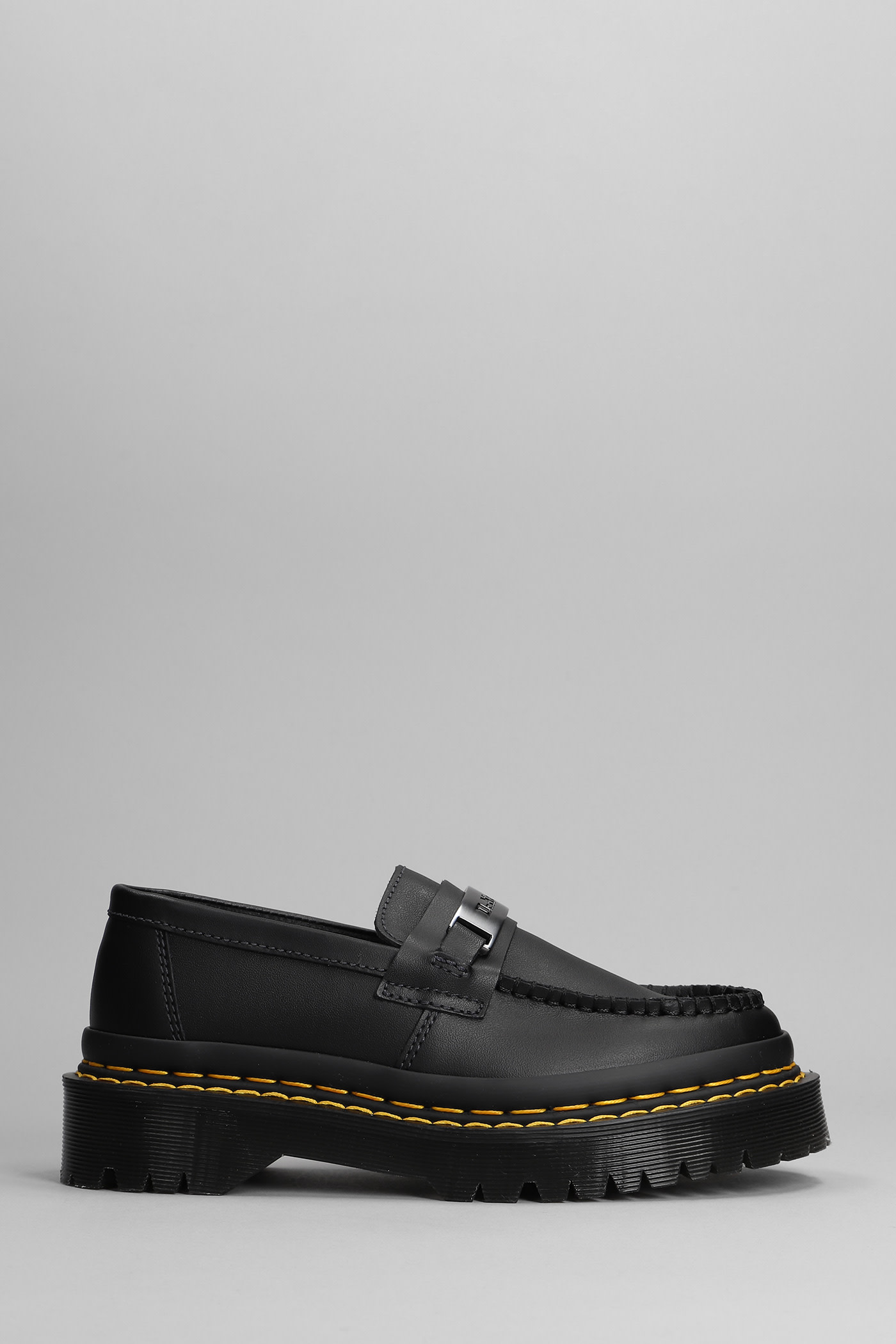 Dr. Martens Penton Bex Loafers In Black Leather
