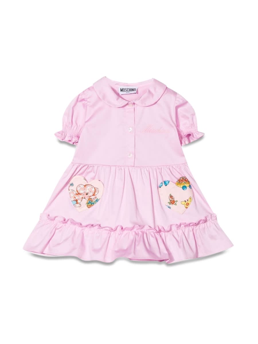 Moschino Babies' Dress In Pink