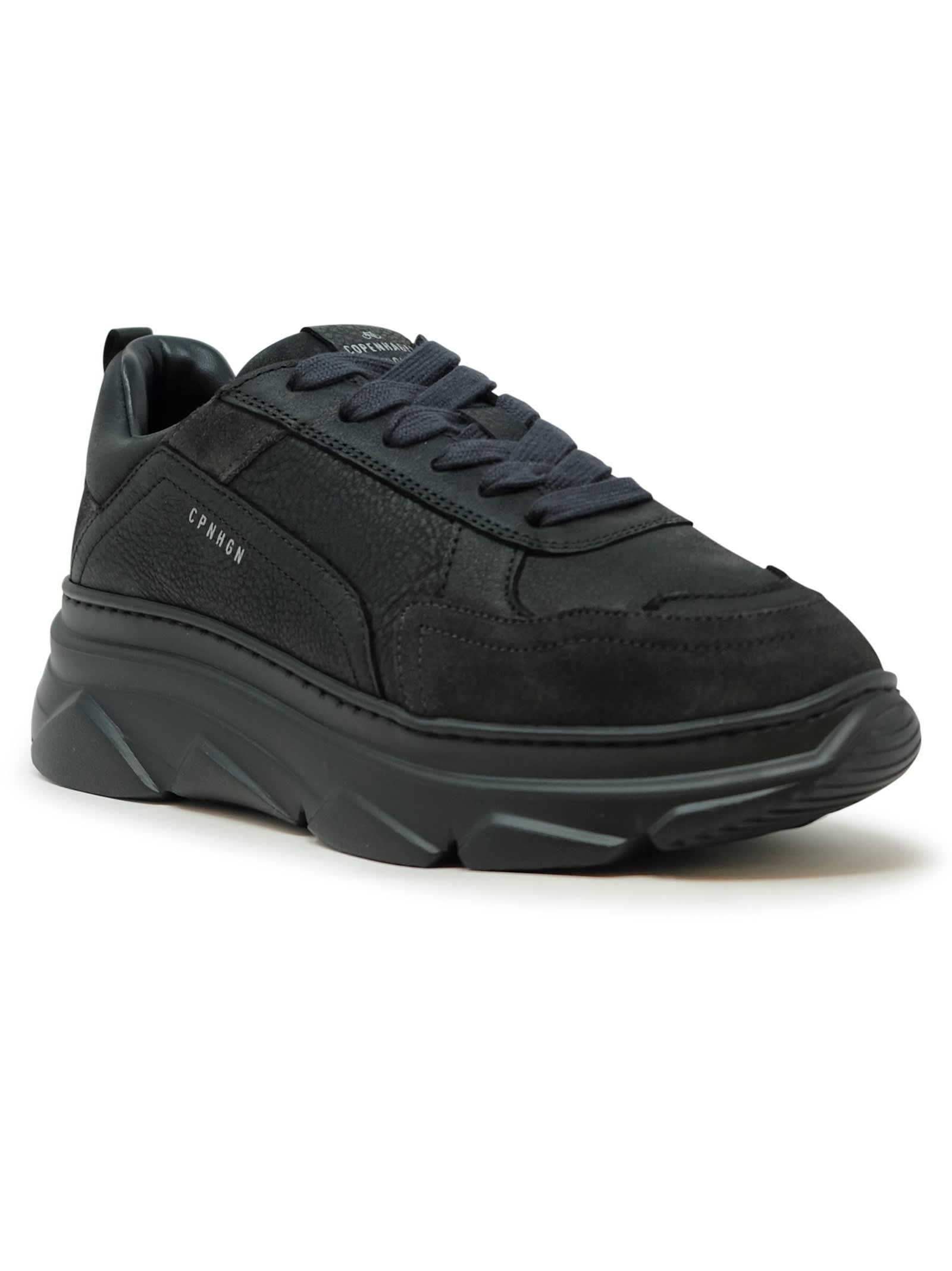 Shop Copenhagen Black Leather Sneakers