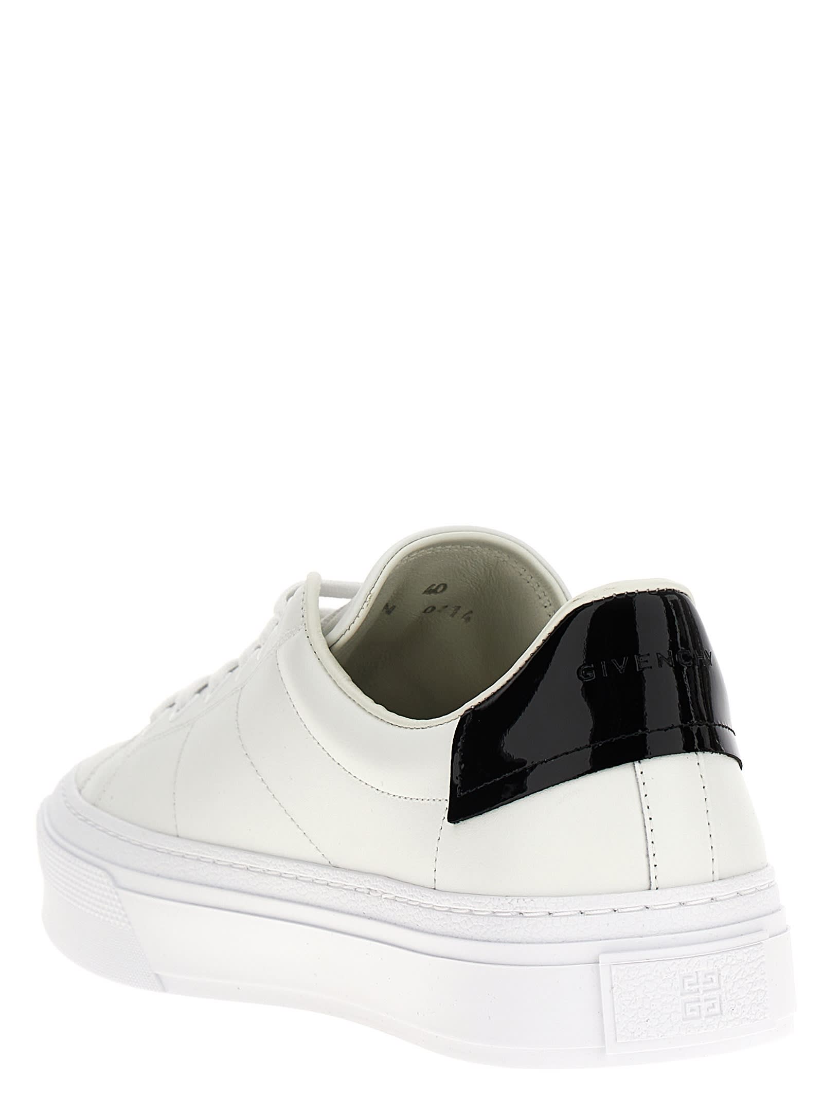 Shop Givenchy City Sport Sneakers In Bianco