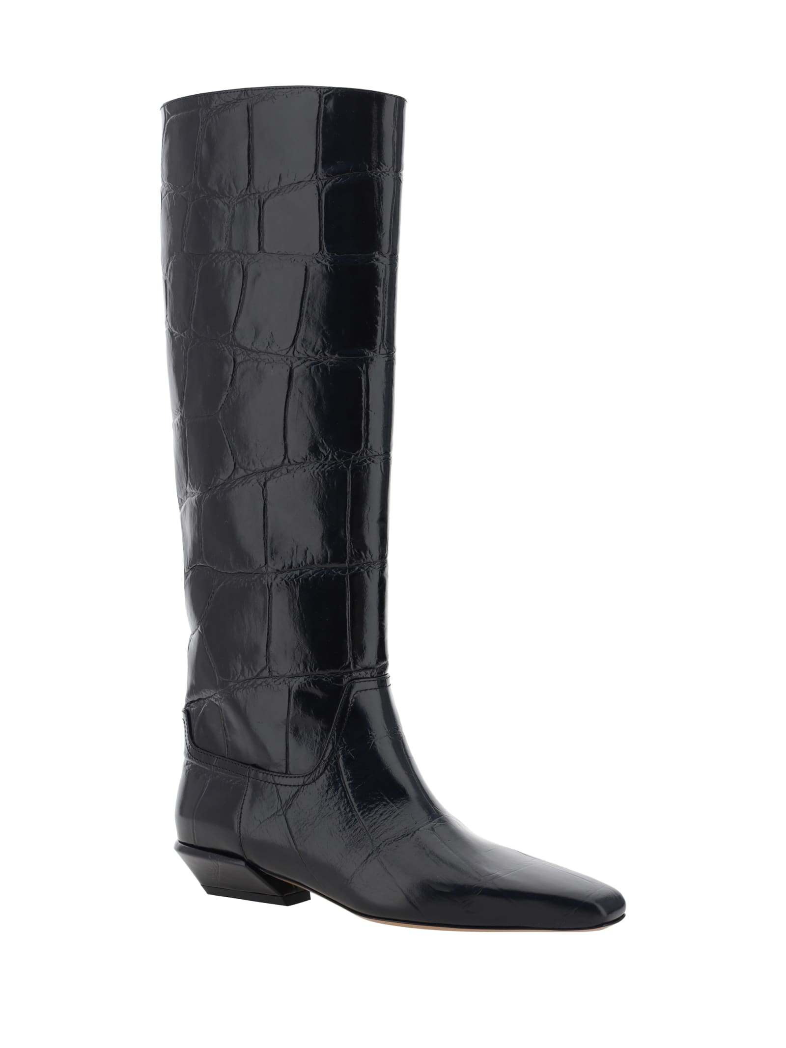 Shop Paris Texas Bettina Boots In Black