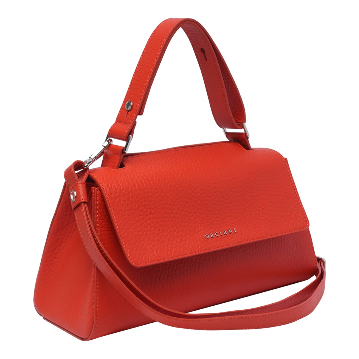 Shop Orciani Notturno Shoulder Bag In Red