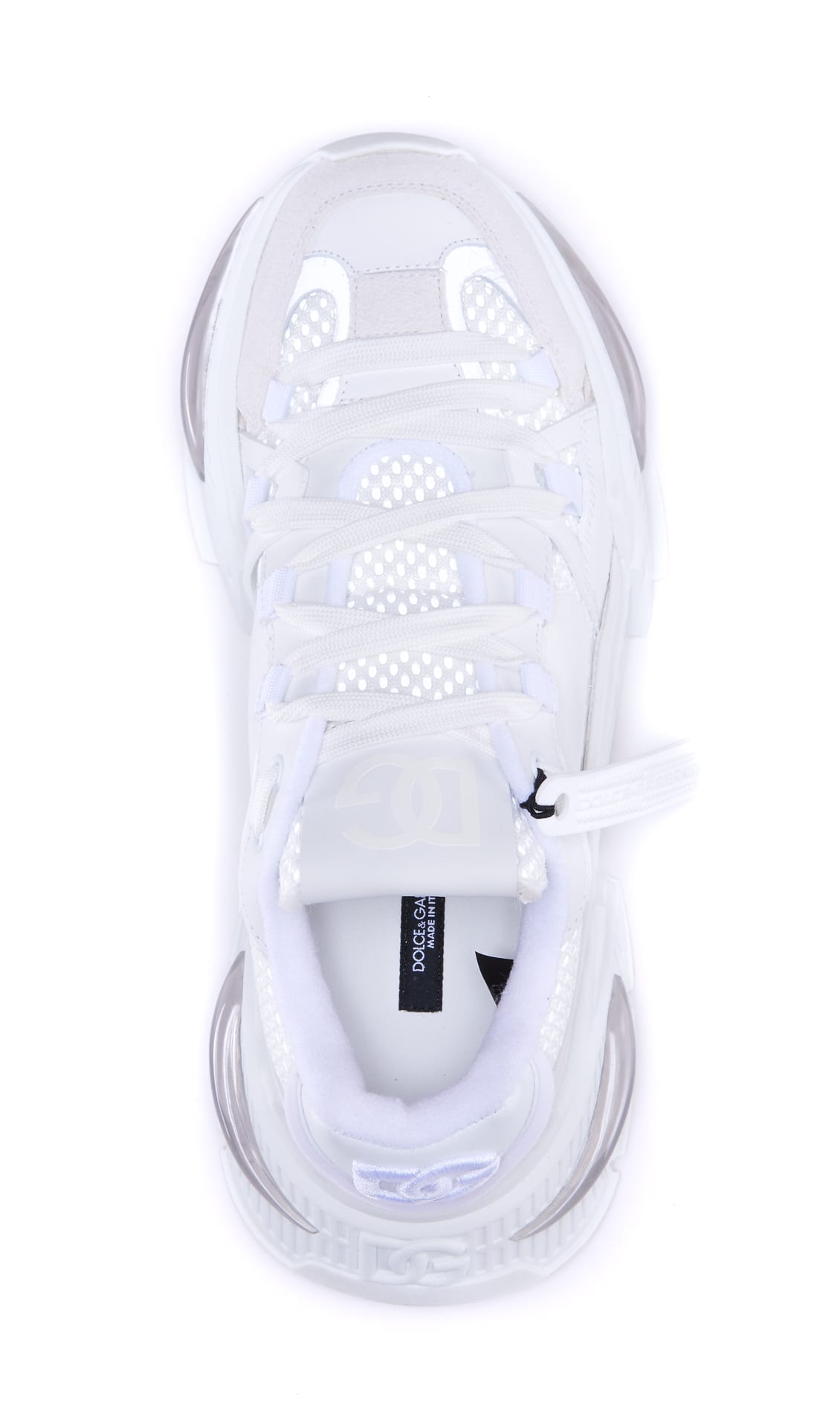 Shop Dolce & Gabbana Airmaster Sneakers In Bianco