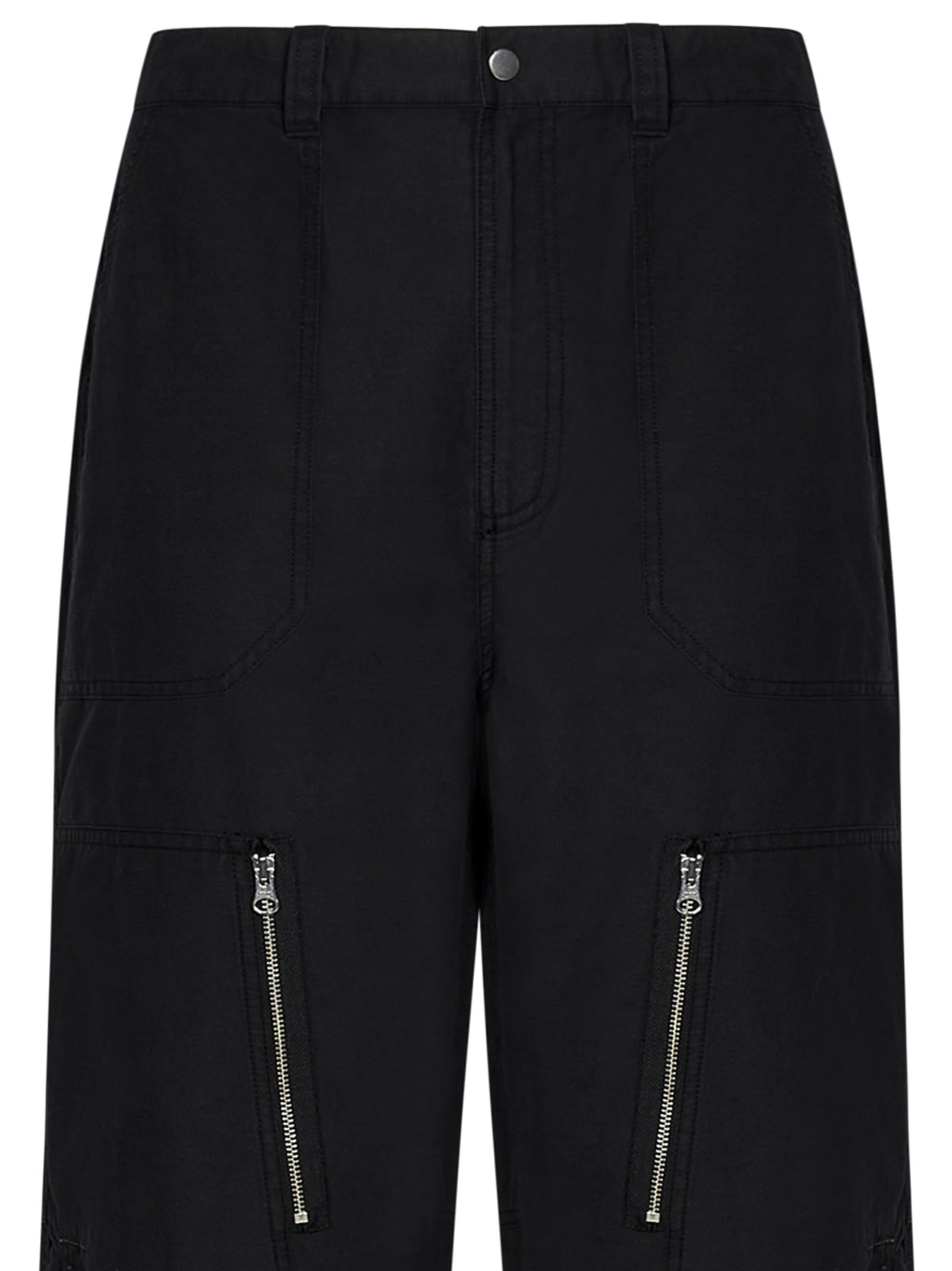 Shop Stussy Nyco Flight Trousers In Black