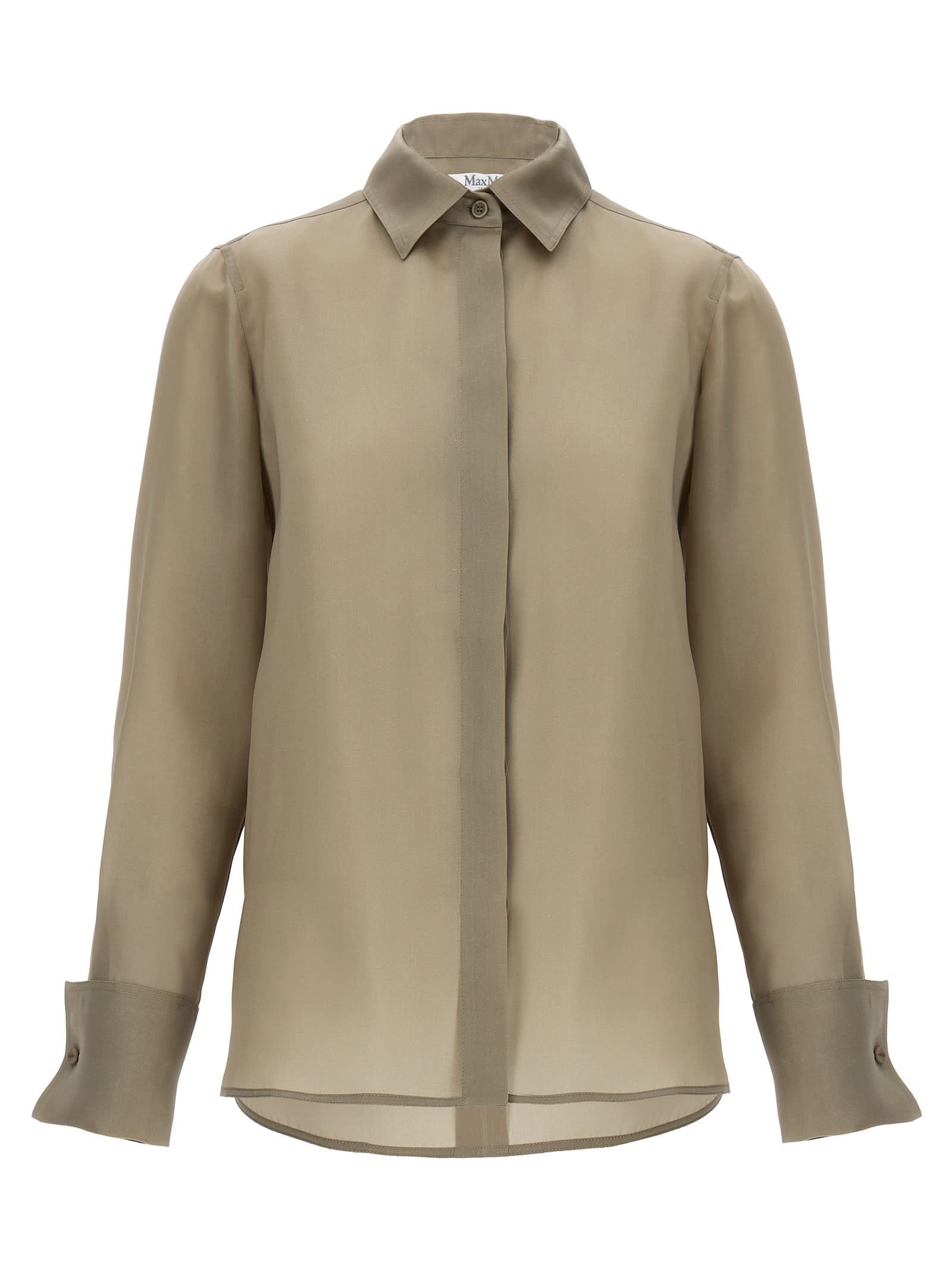 Max Mara Nola Shirt And Blouse Green In Green
