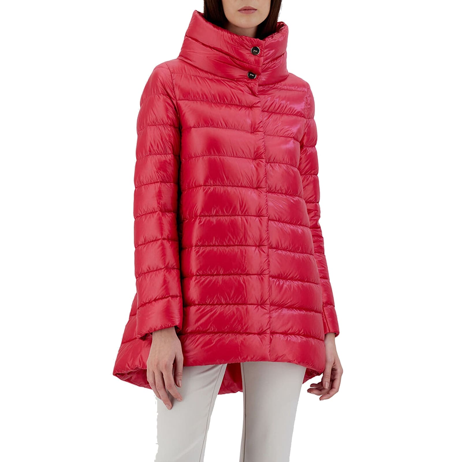 Herno Amelia Padded Coat In Pink