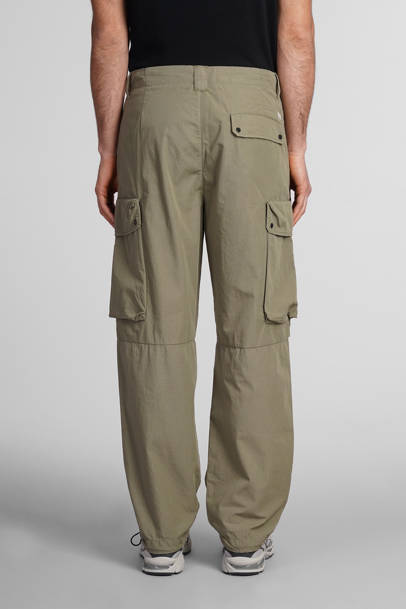 Shop C.p. Company Rip Stop Pants In Green Cotton