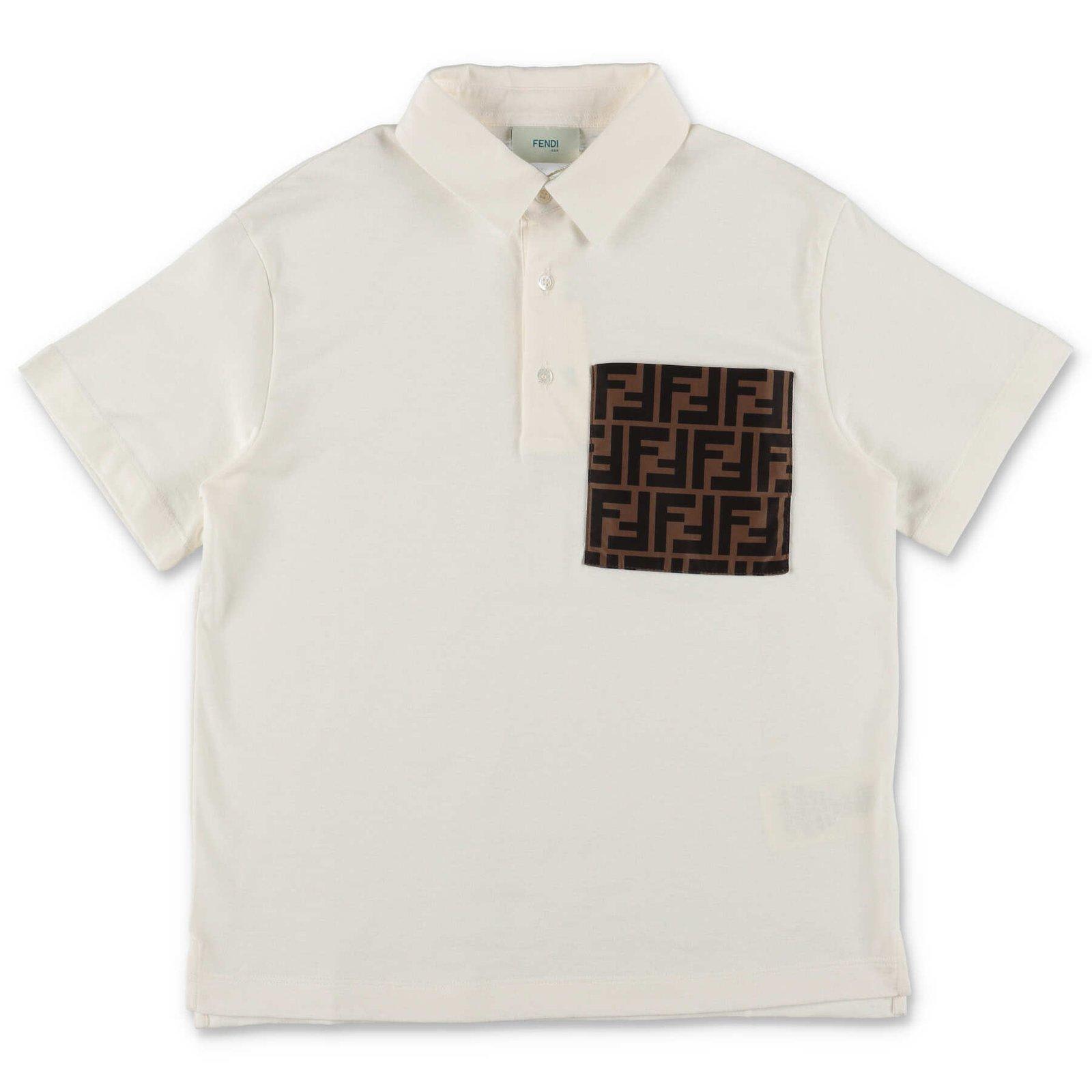 Fendi Monogram Short-sleeved Polo Shirt