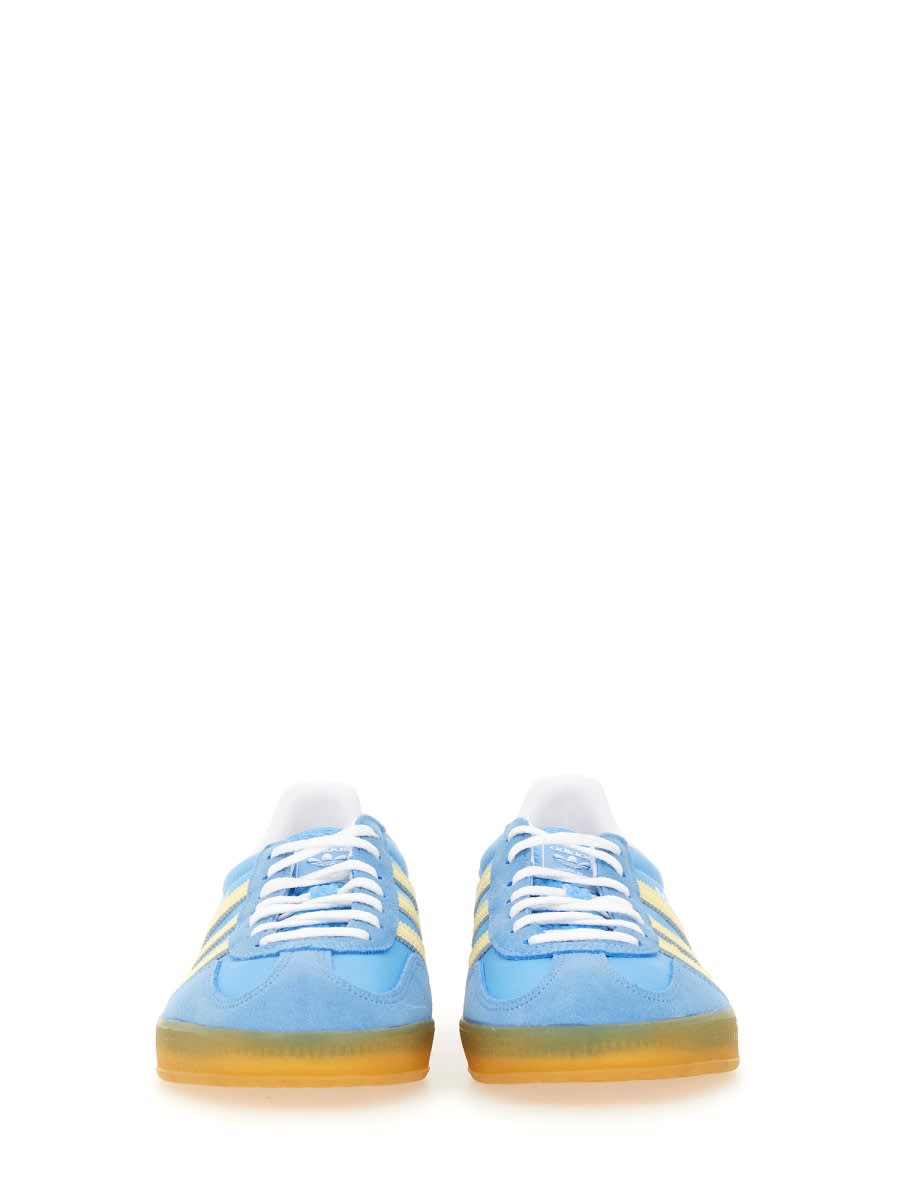 Shop Adidas Originals Gazelle Sneaker In Baby Blue