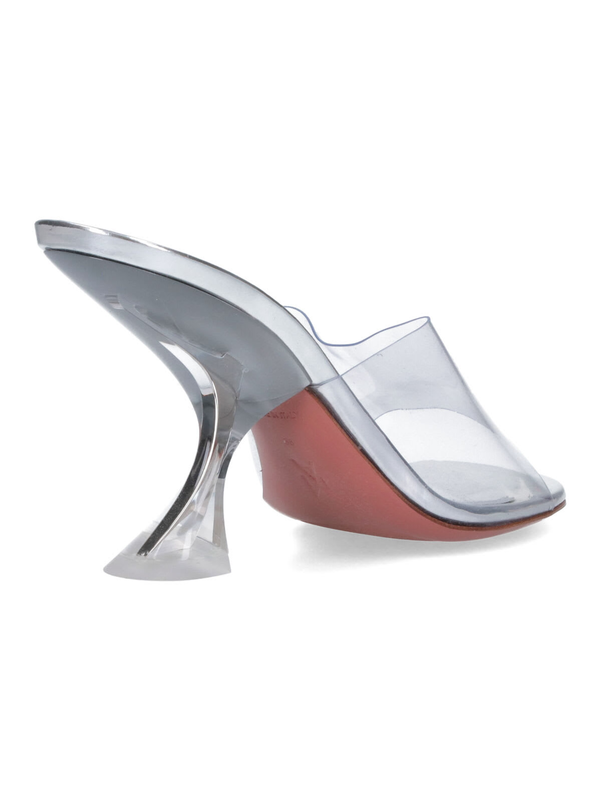 Amina Muaddi Mules Taylor 90 In Transparent