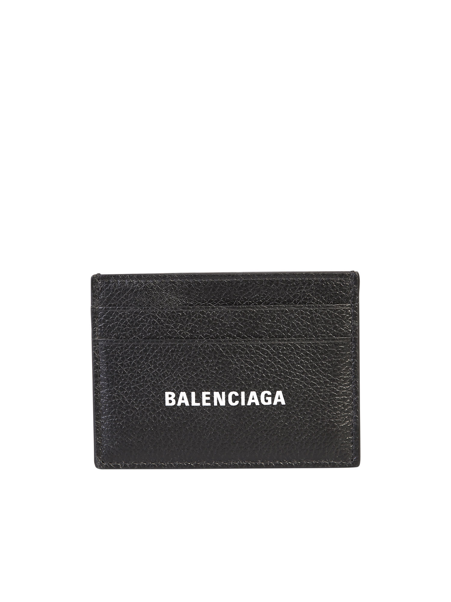 Balenciaga Black Leather Cardholder