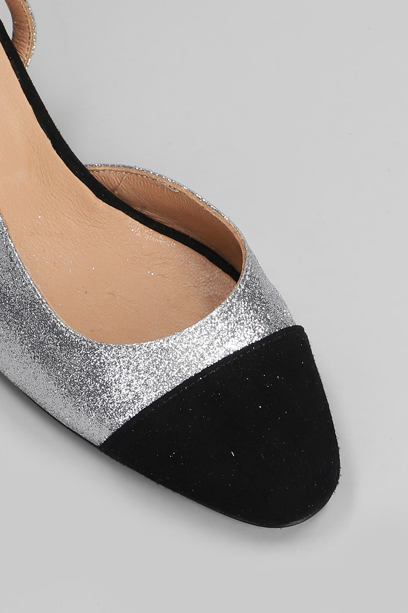 Anniel Pumps In Silver Glitter In Silver