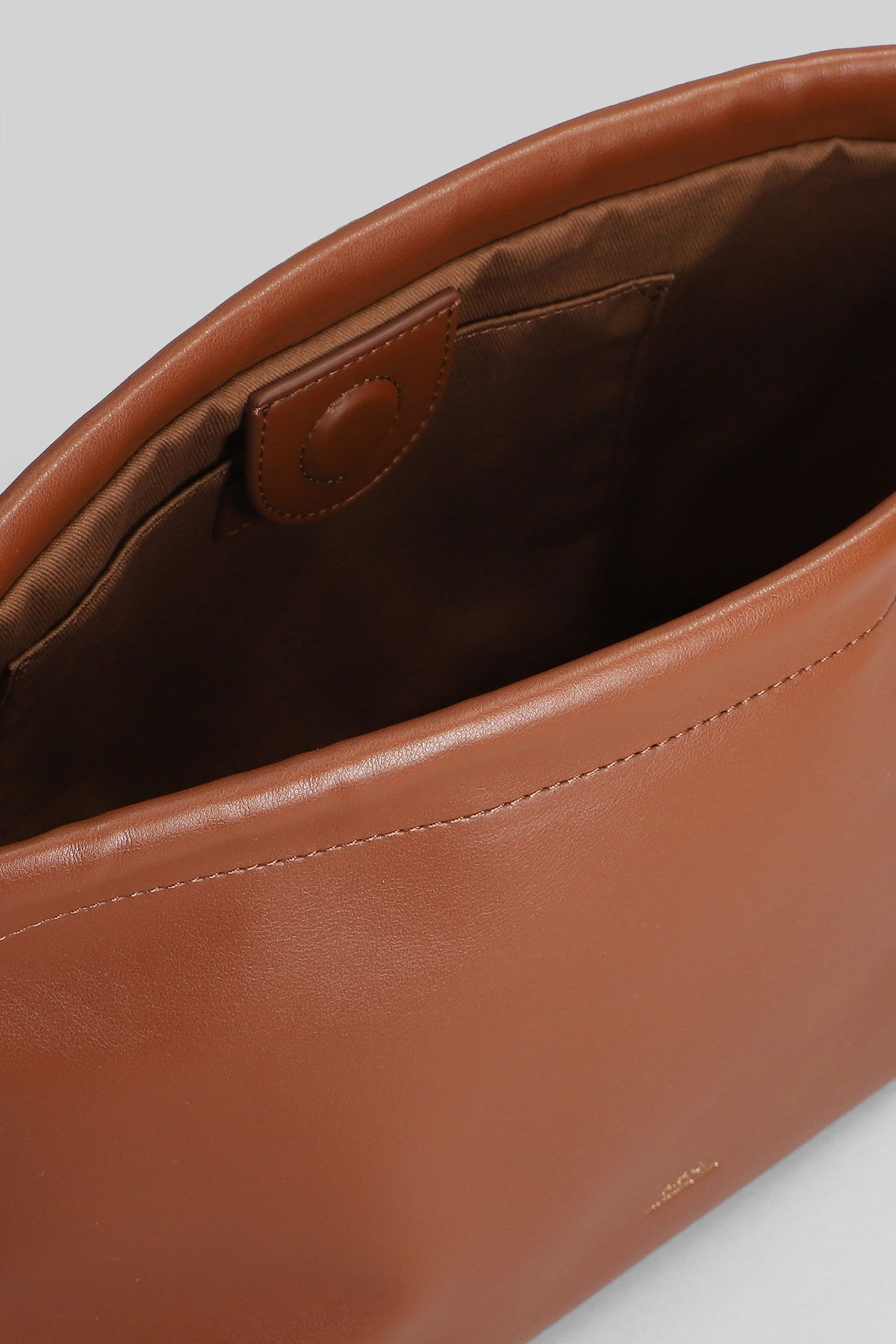 Apc Ninon Shoulder Bag In Leather Color Polyuretan In Brown