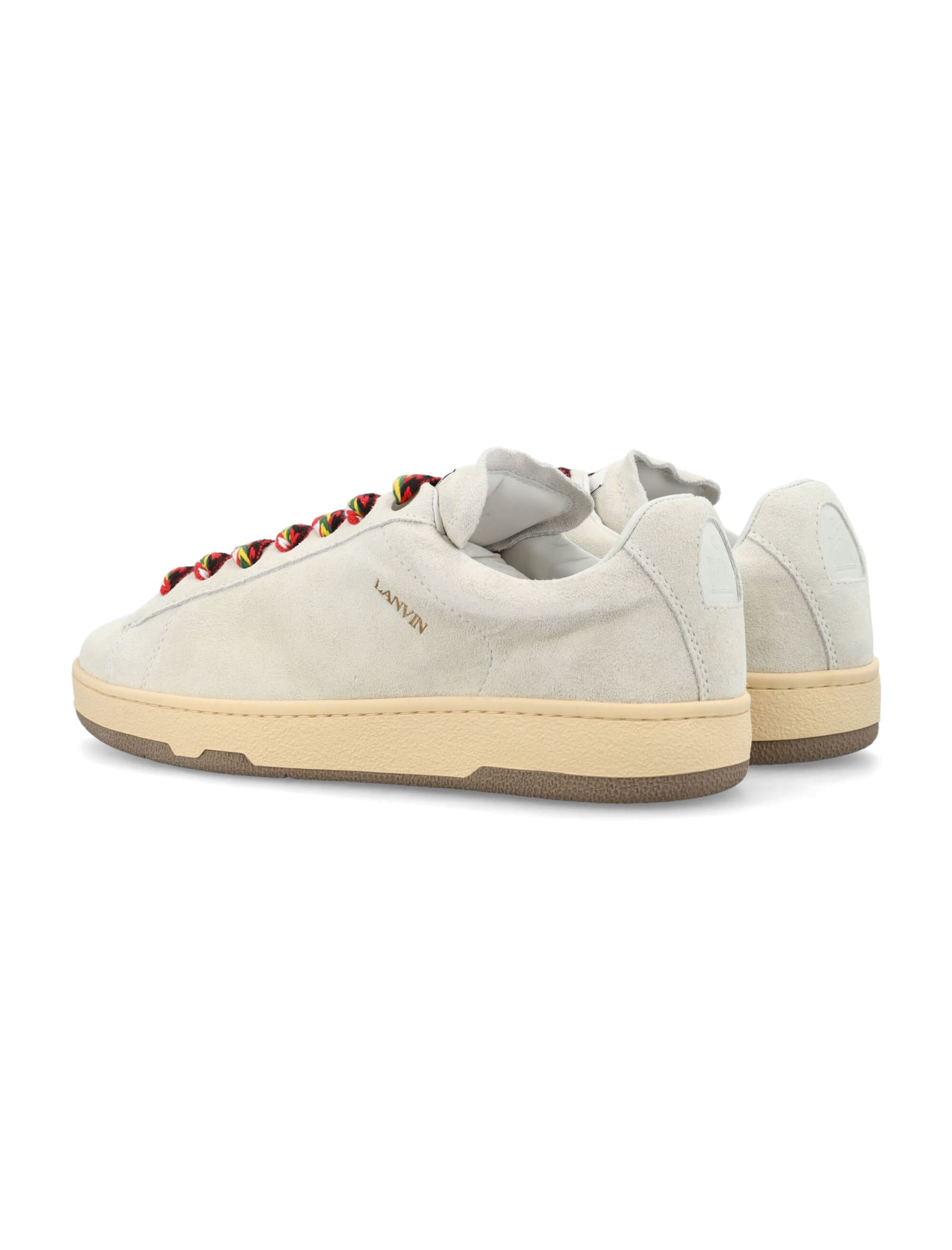 Shop Lanvin Lite Curb Low Top Sneakers In White