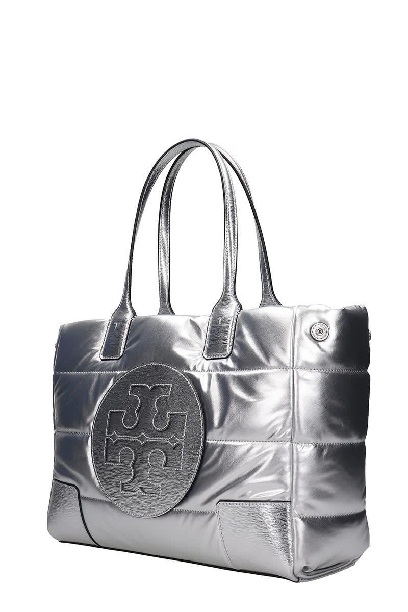 tory burch metallic tote