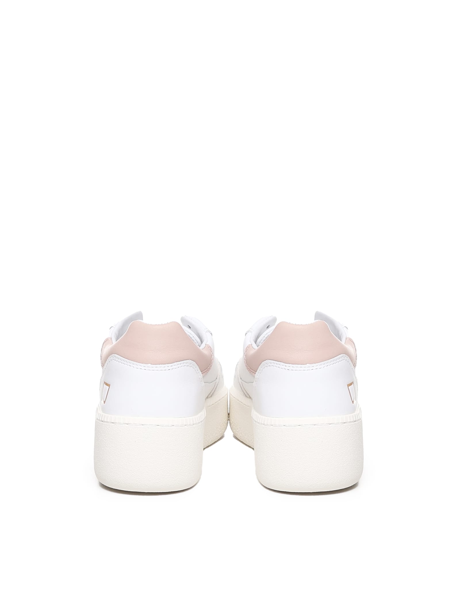 Shop Date Sfera Basic Sneakers In White-pink