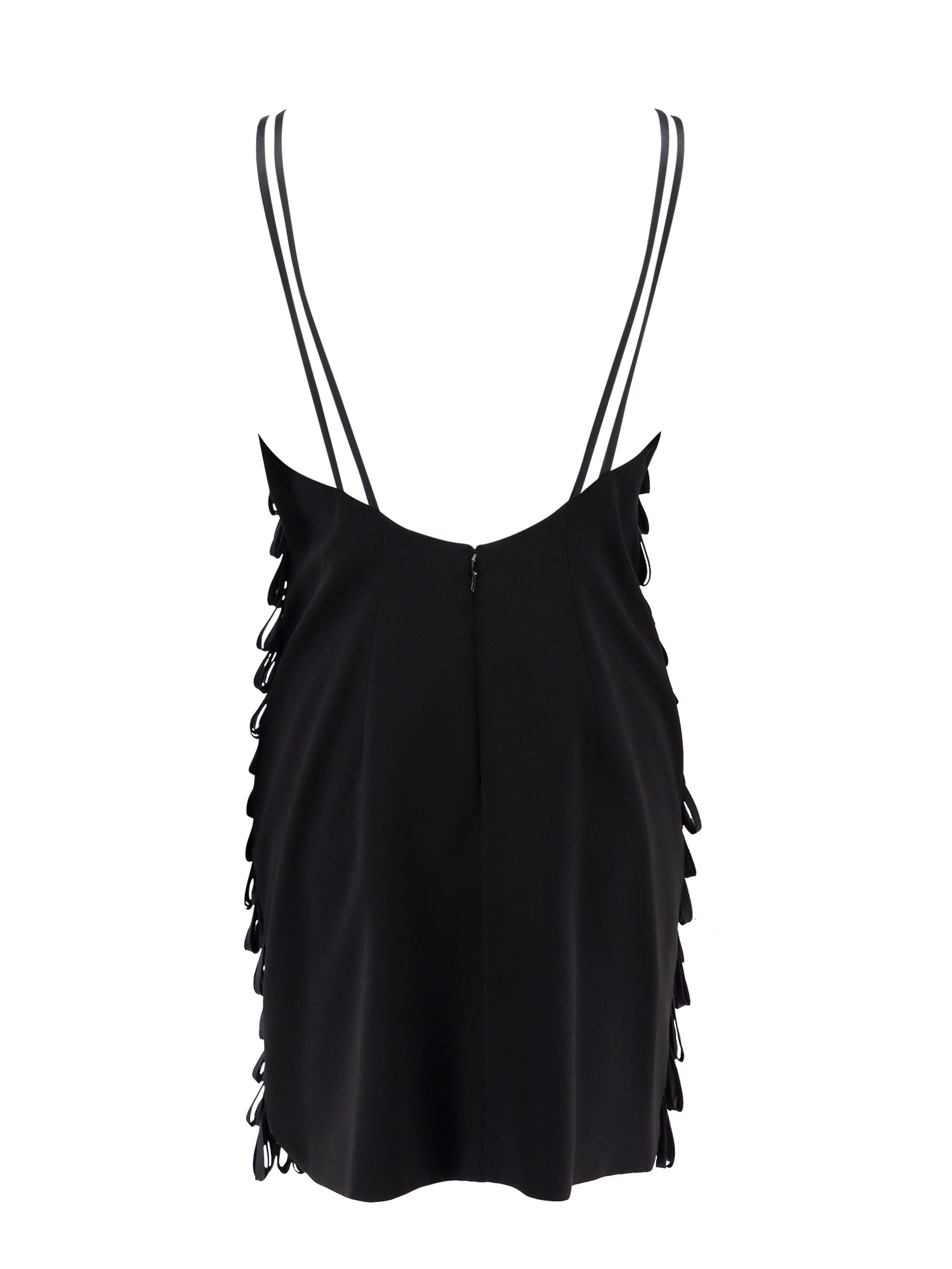 Max Mara Women Stretch Cady Mini Dress In Black
