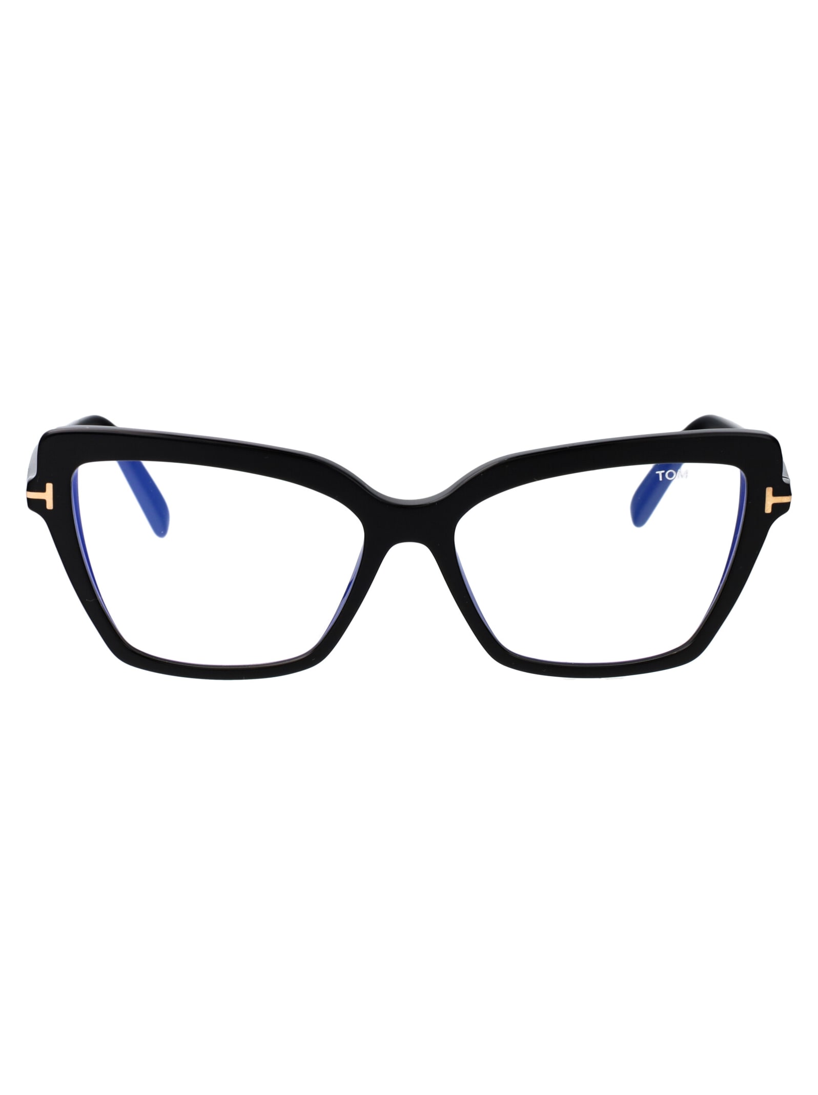 Shop Tom Ford Ft5948-b Glasses In 001 Nero Lucido