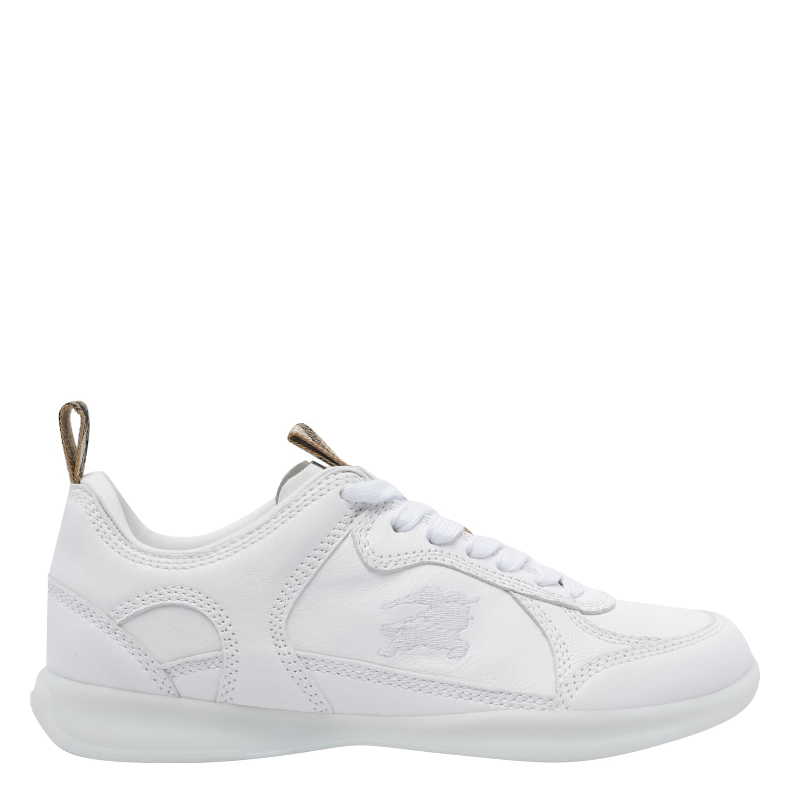 Burberry Matrix Sneakers In White