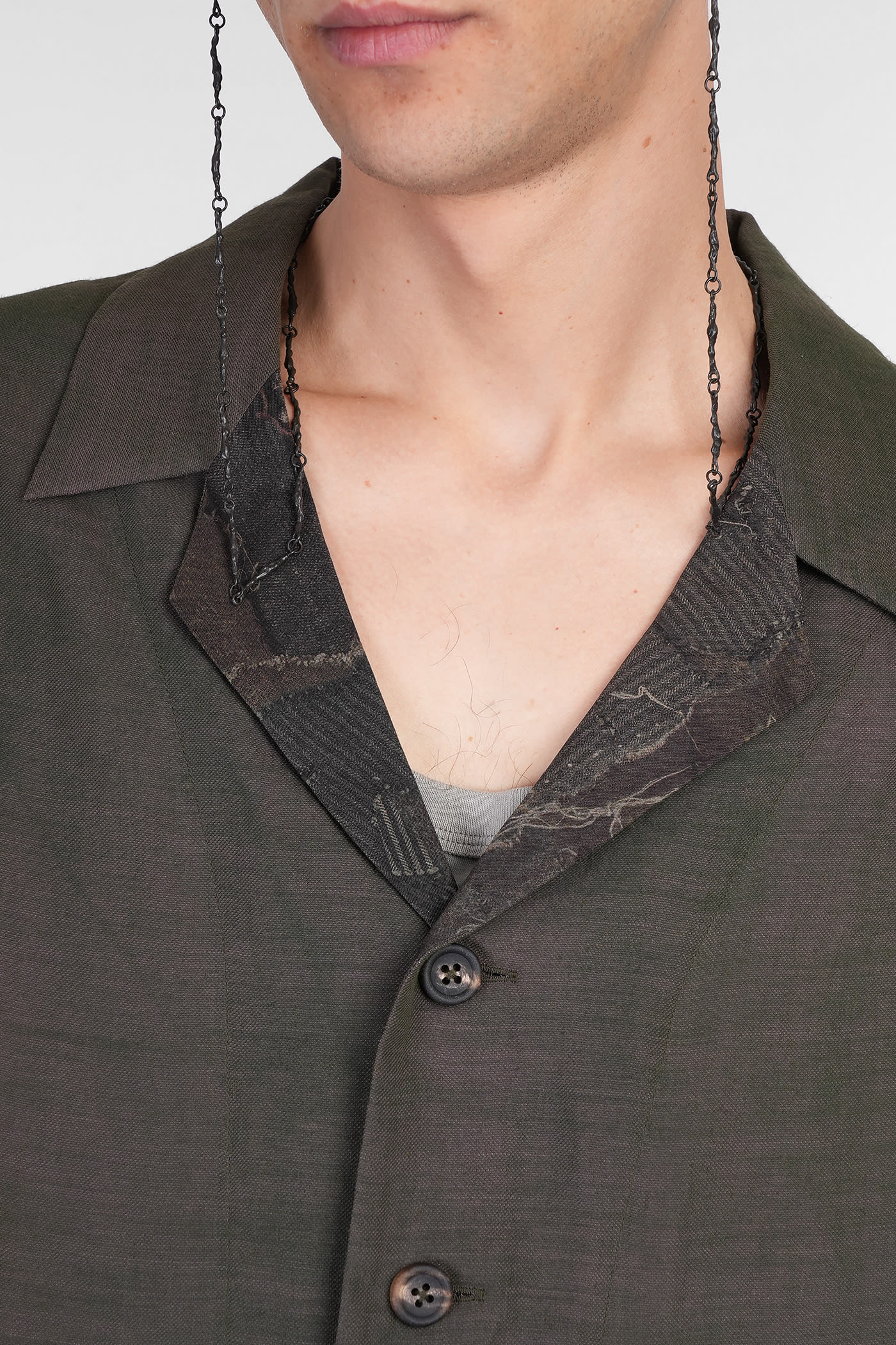 Ziggy Chen Shirt In Multicolor Cotton