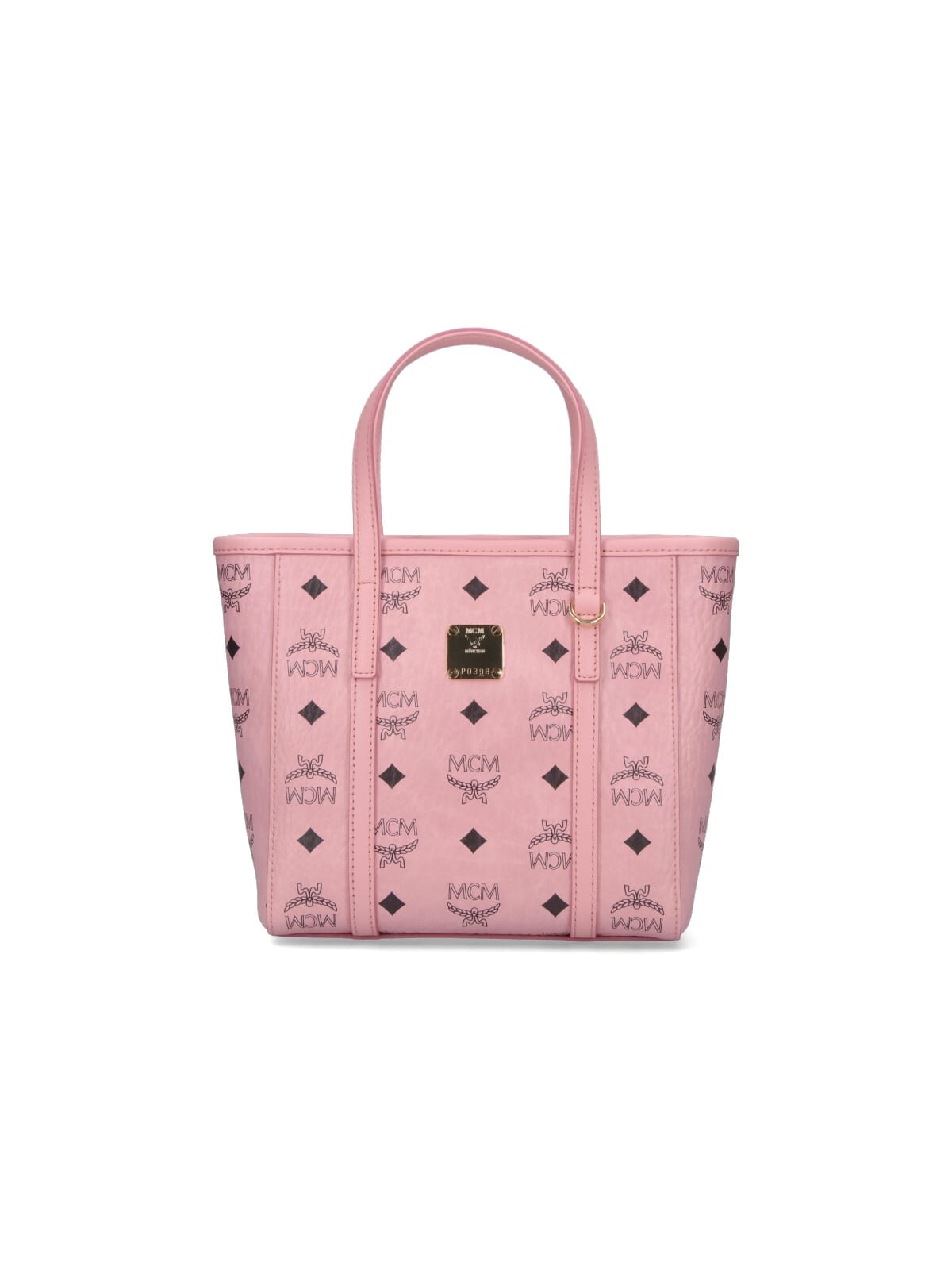 Mcm Toni Shopper Small Tote Bag In Pink