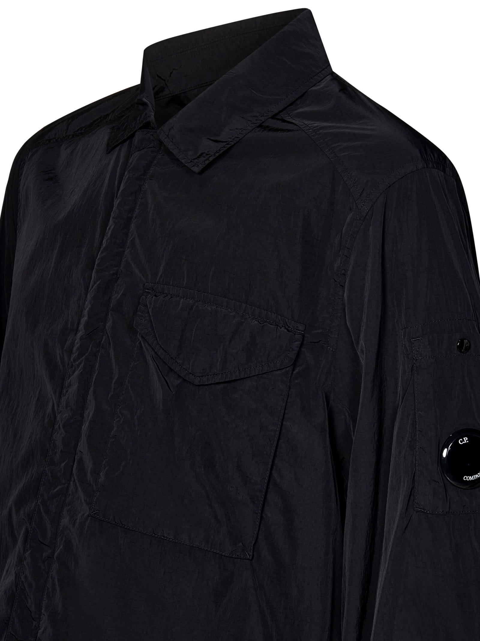 Shop C.p. Company Jacket In Black