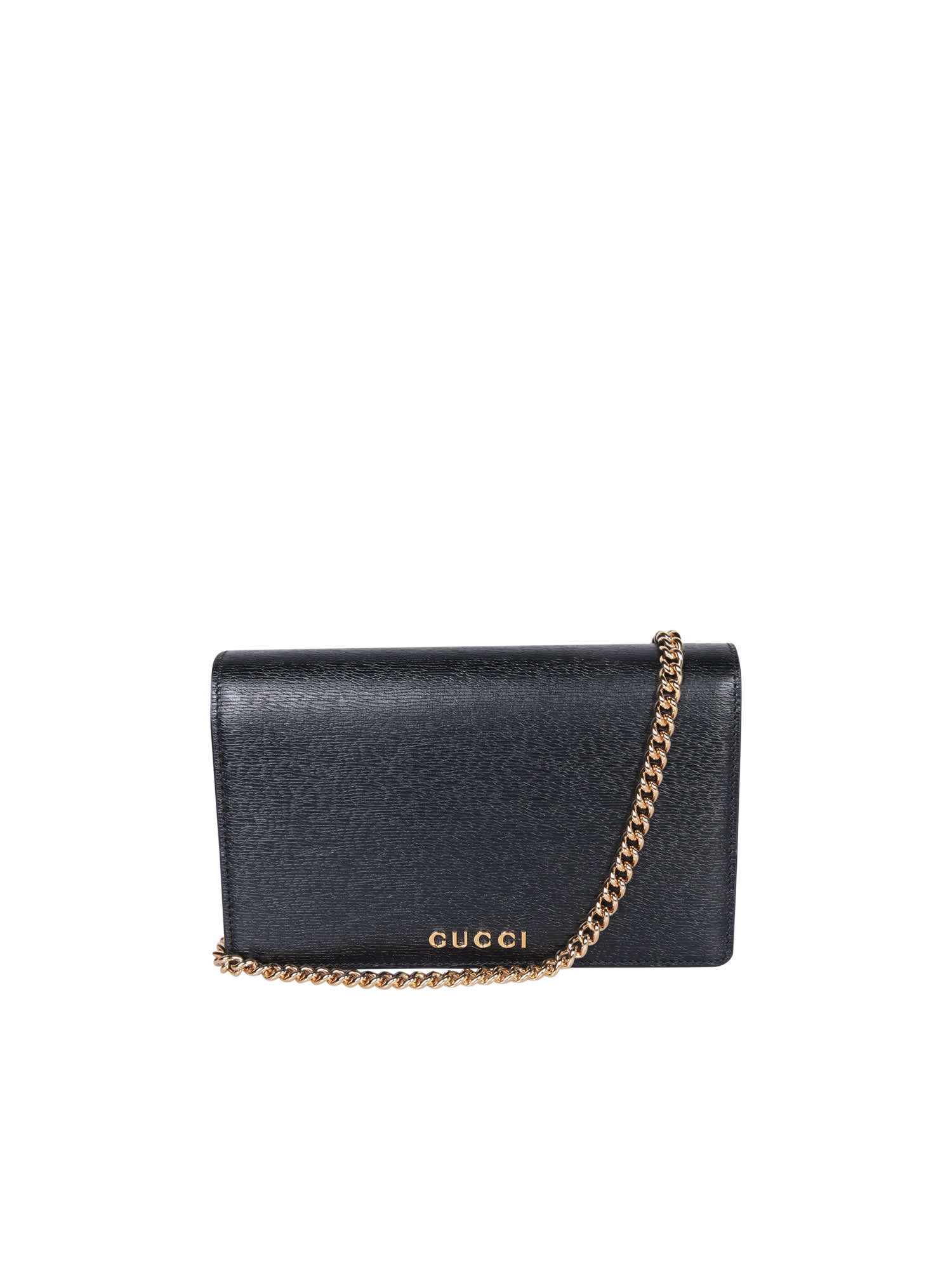 Gucci Logo Shoulder Strap Wallet