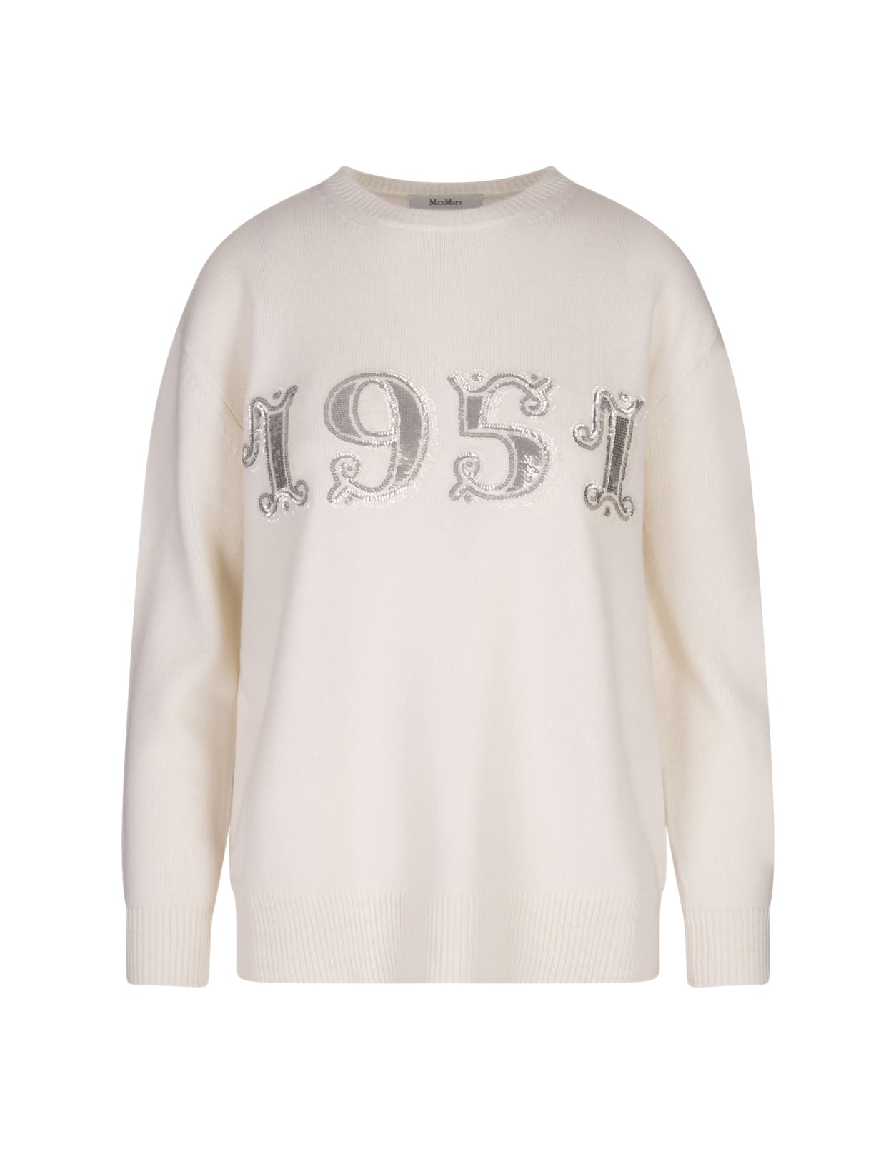 Max Mara Plata Sweater In White