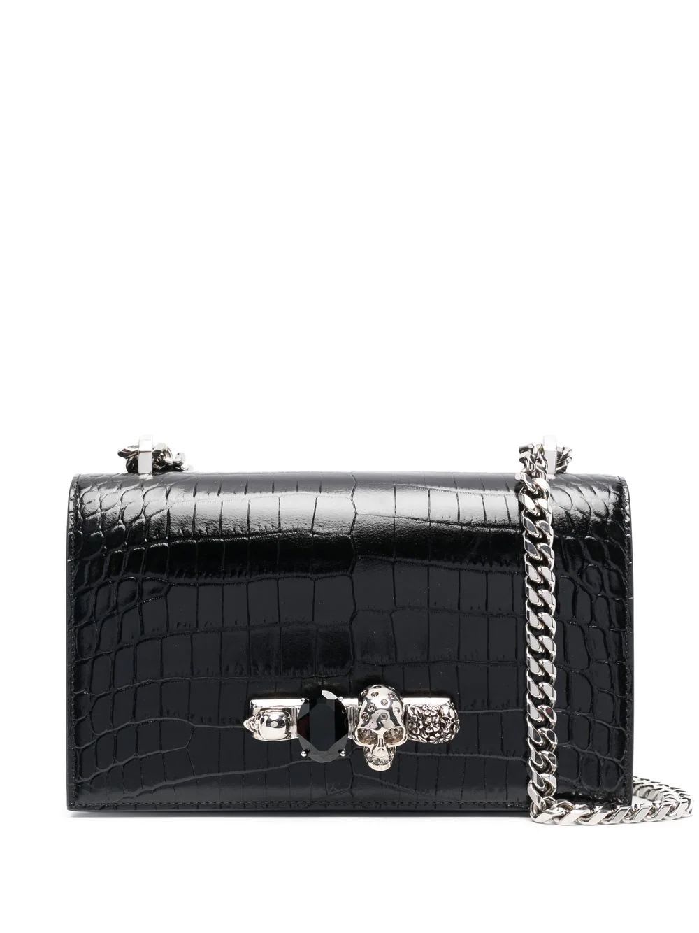 Alexander McQueen Jeweled Satchel Bag