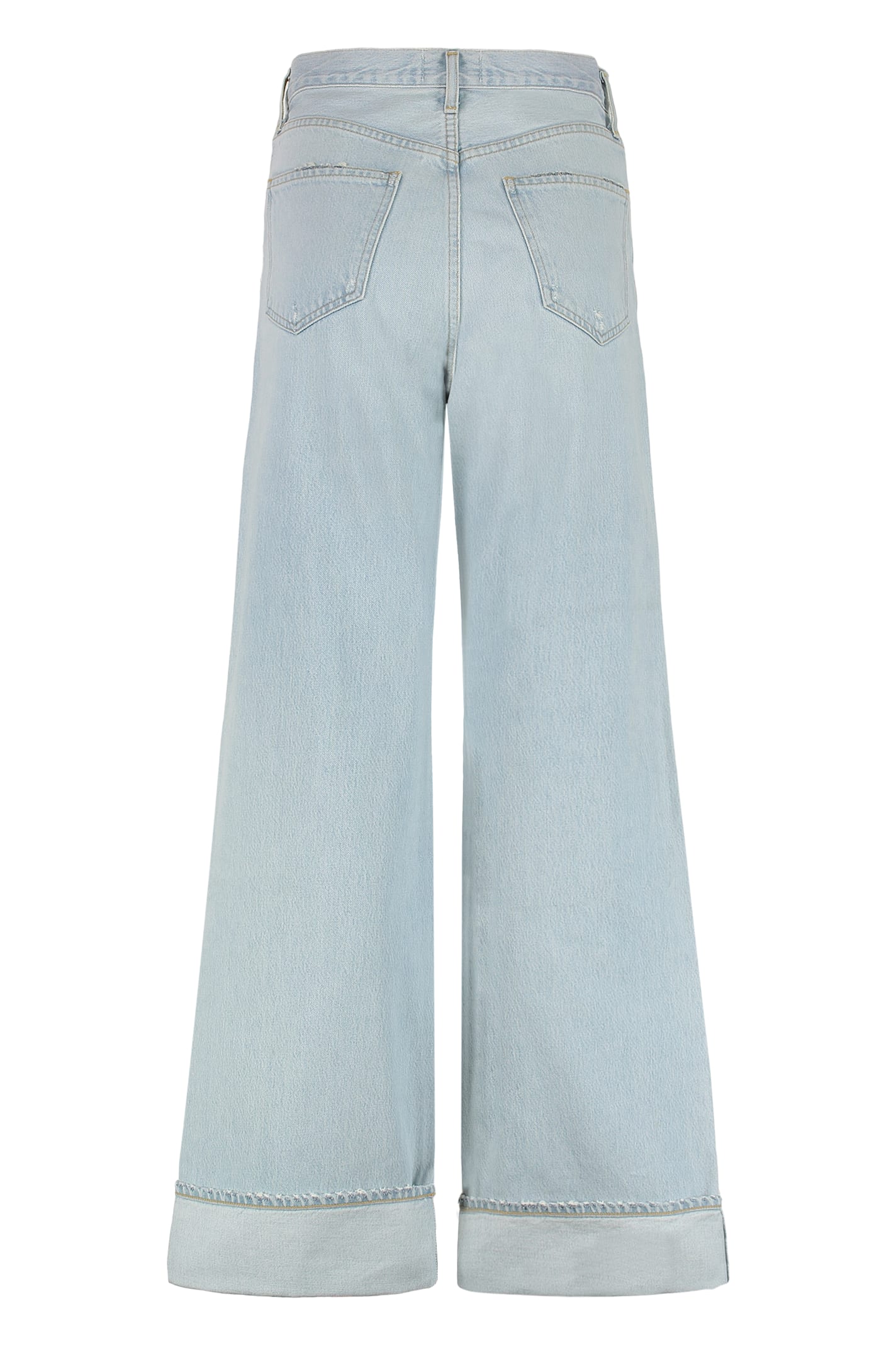 Agolde Jeans With Belt Loops In Blue