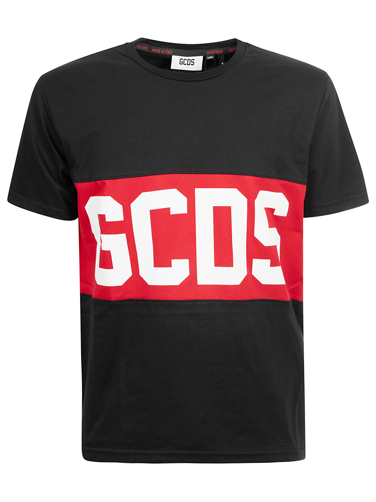 Shop Gcds Logo Print T-shirt In Black