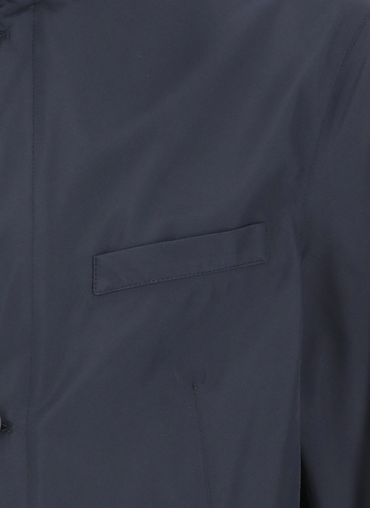 Shop Herno Waterproof Fabric Jacket In Blue