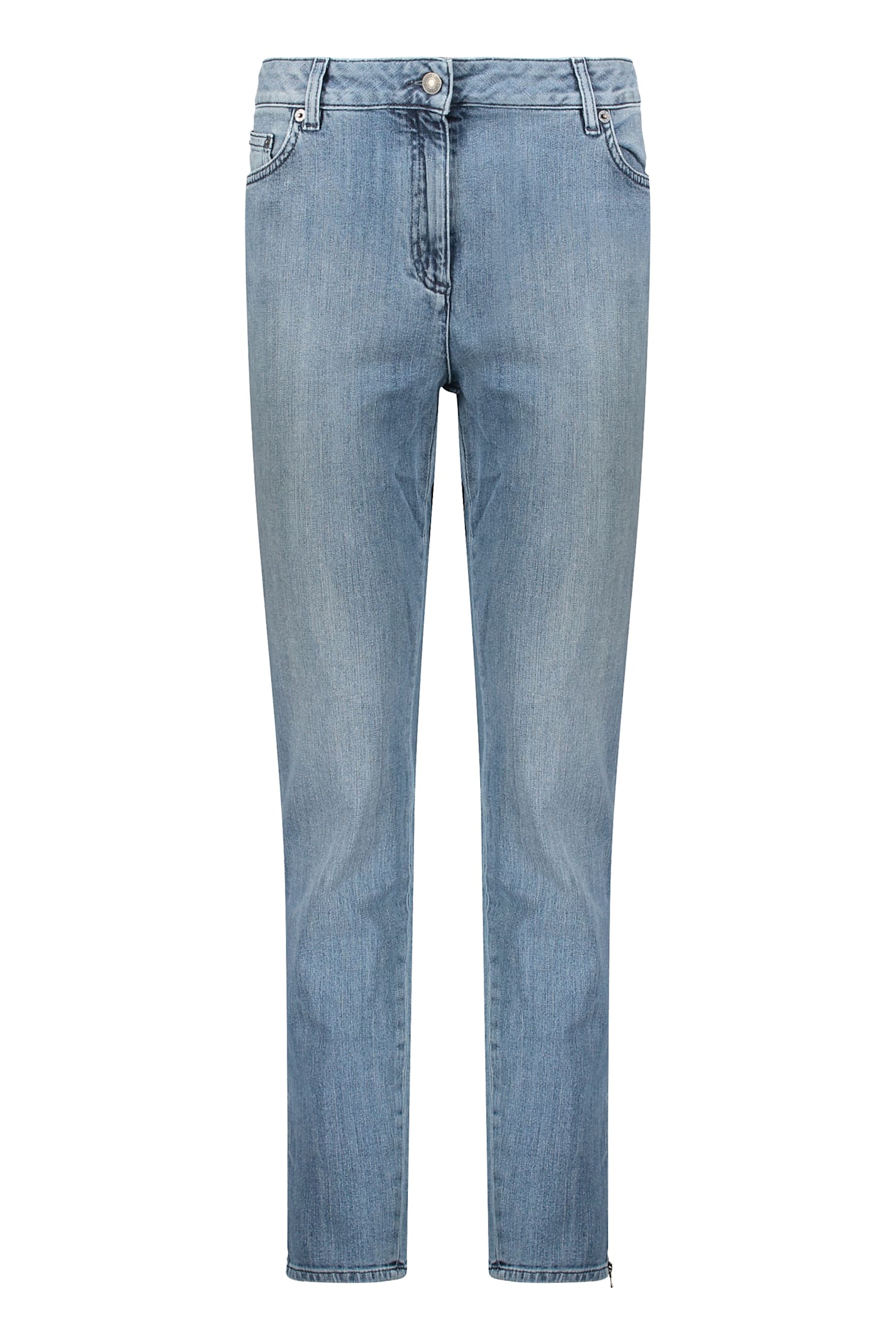 Moschino Bleached-effect Jeans