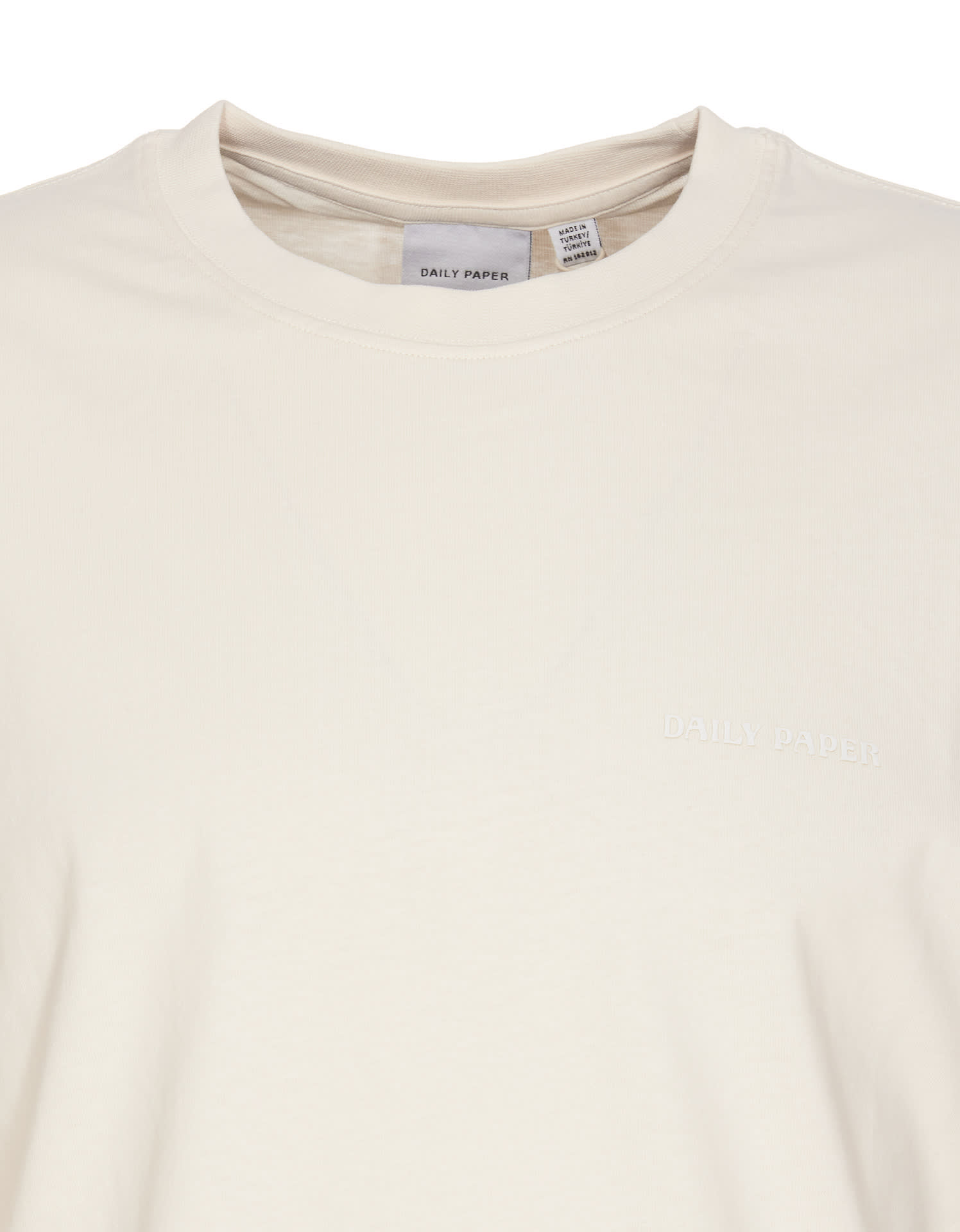 Daily Paper Tshirt Script Logo In Beige