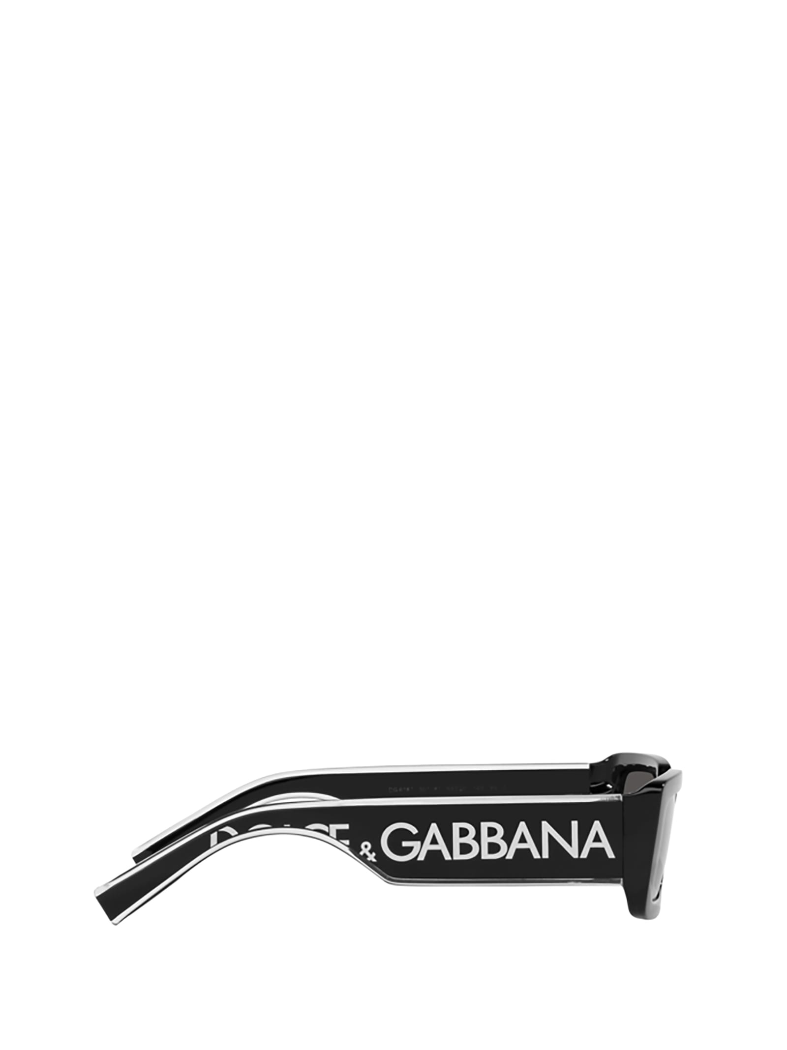 Shop Dolce &amp; Gabbana Eyewear Dg6187 Black Sunglasses