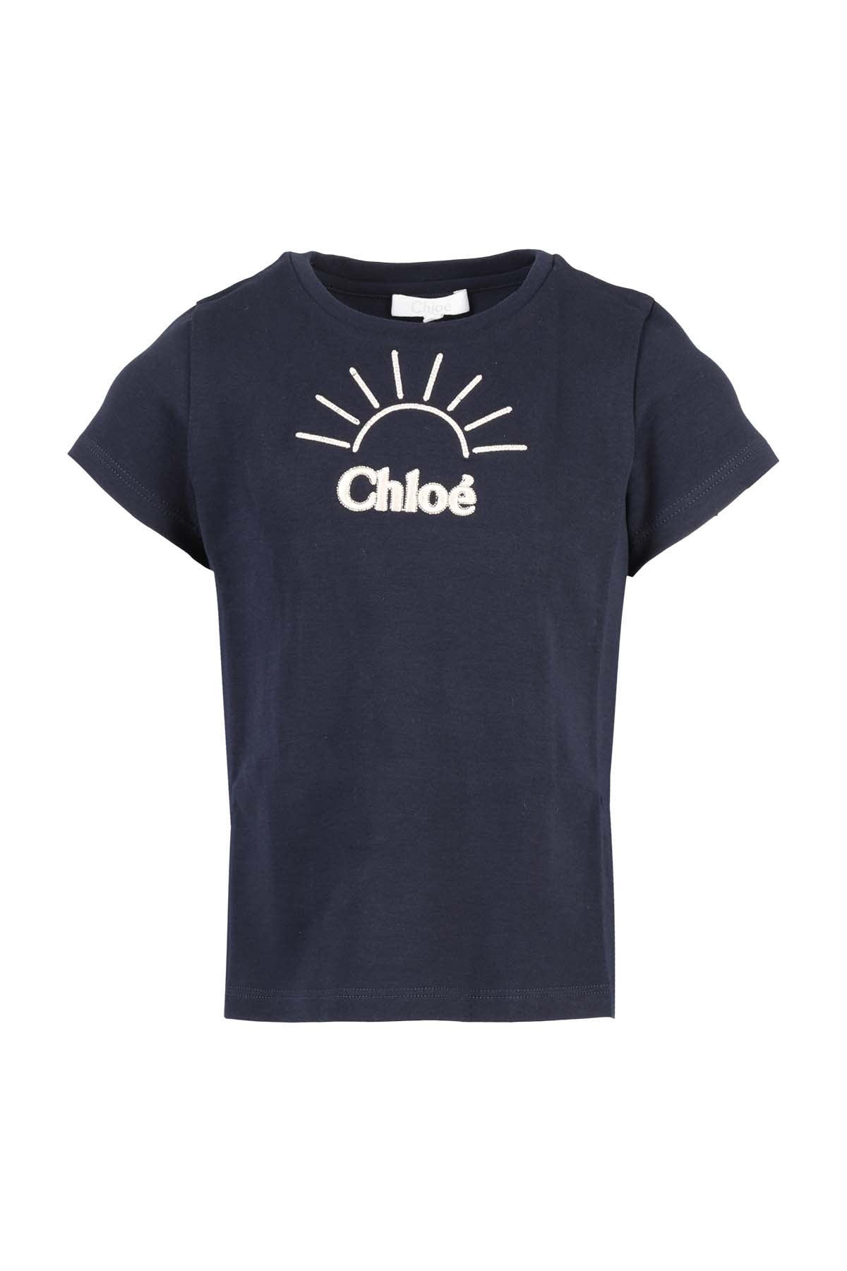 Chloé Kids' T-shirt In Marine