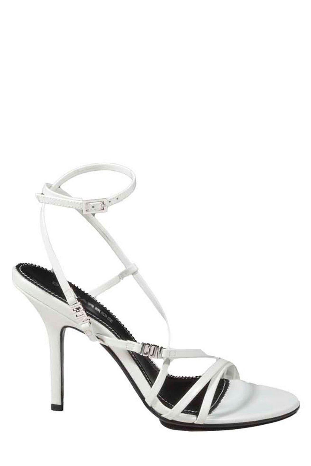 Shop Dsquared2 Icon Evening Sandals In Bianco