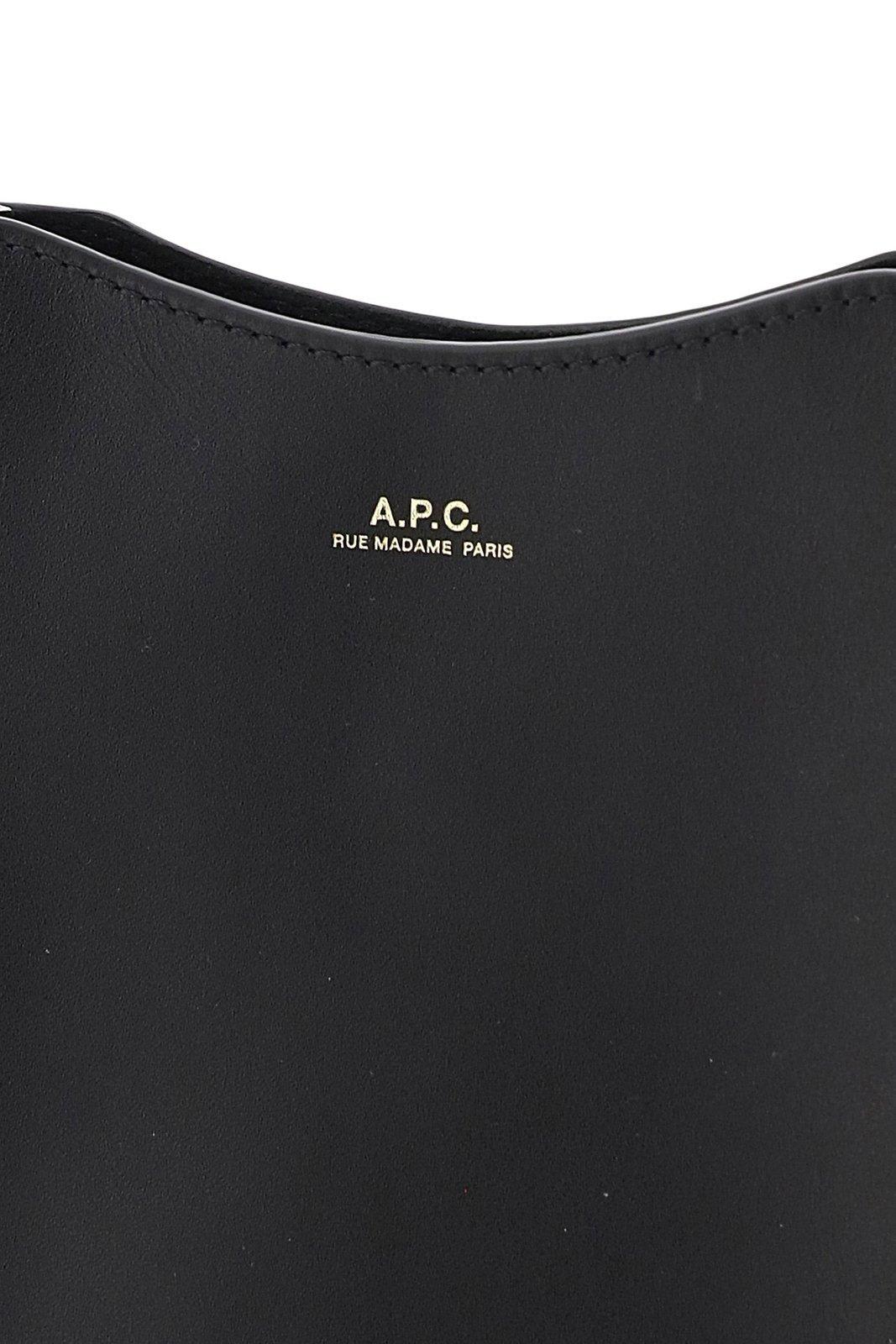 Shop Apc Jamie Crossbody Bag In Black
