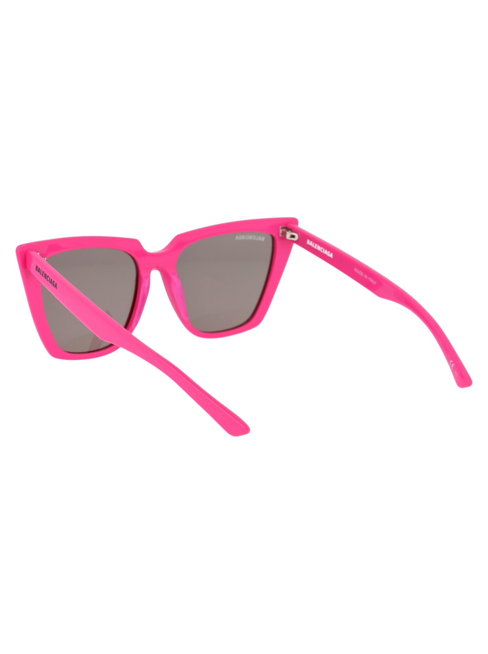 Shop Balenciaga Bb0046s Sunglasses In 005 Fuchsia Fuchsia Brown