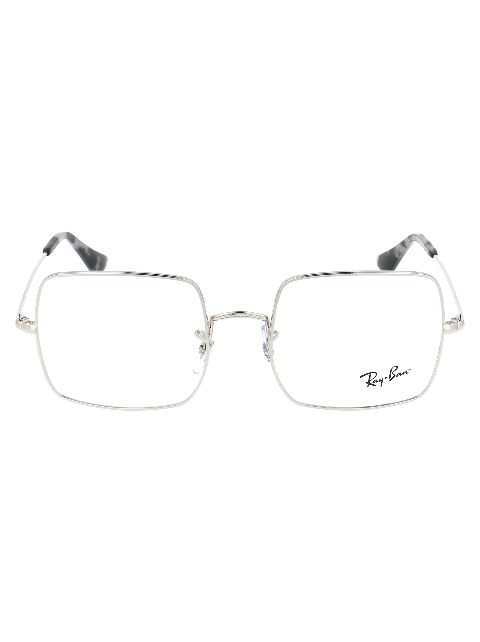 Ray Ban Square Glasses In 2501 Silver