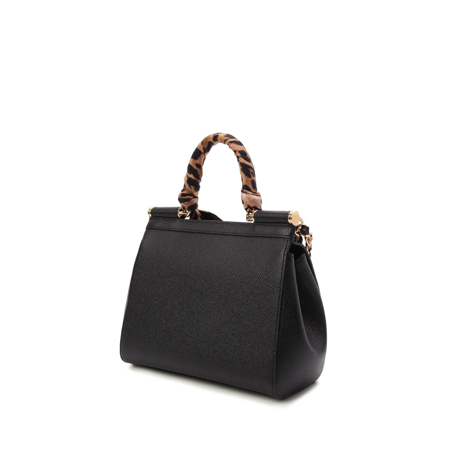 Shop Dolce & Gabbana Sicily Small Bag In Black
