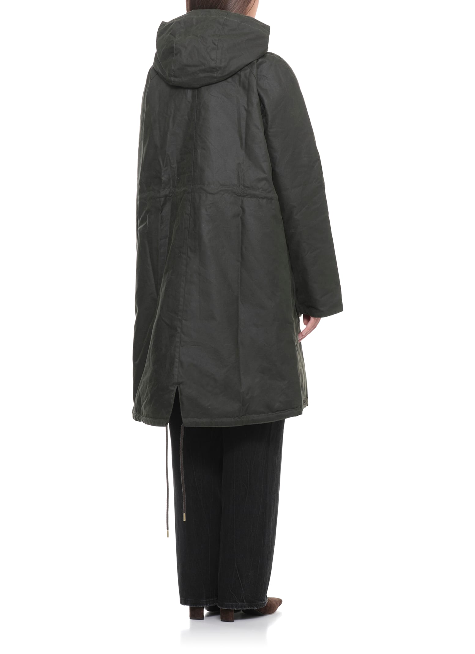 Barbour Marcy Raincoat In Green