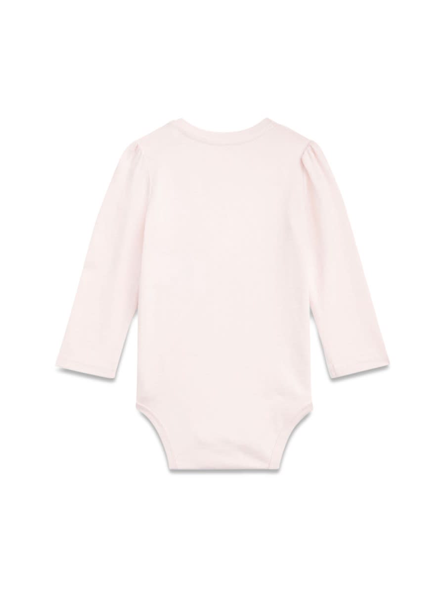 Shop Polo Ralph Lauren One Piece Bodysuit In Pink