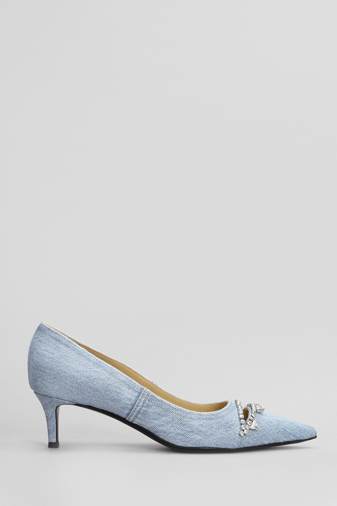 Pumps In Cyan Denim