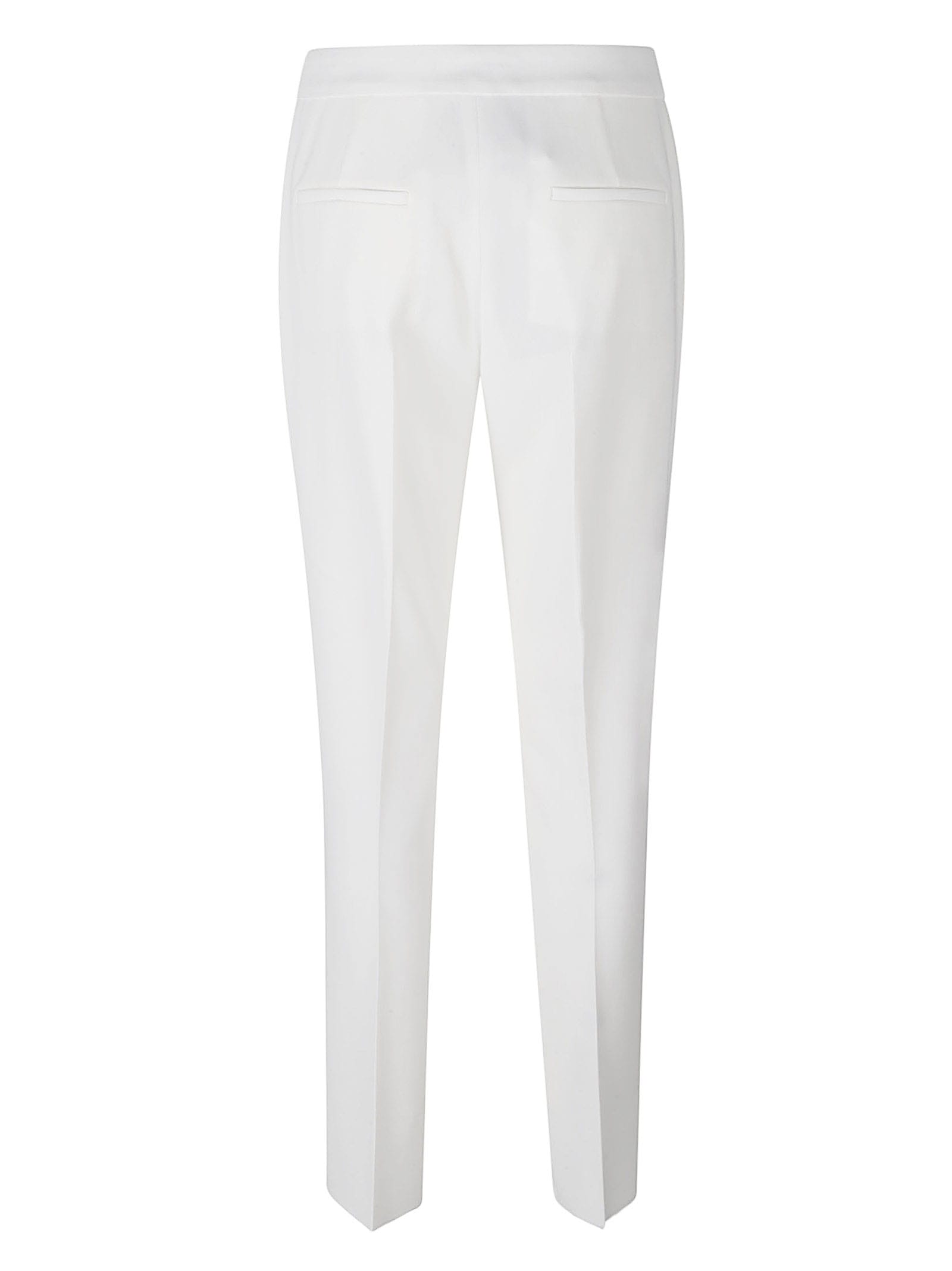 Shop Max Mara Idoneo Trousers In White