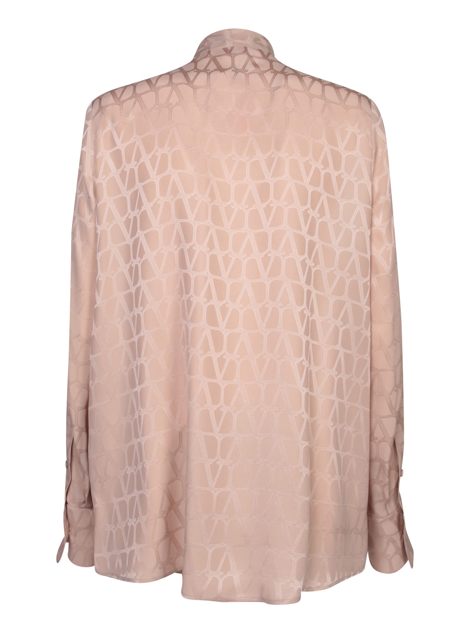 Shop Valentino Toile Iconographe Powder Shirt In Pink