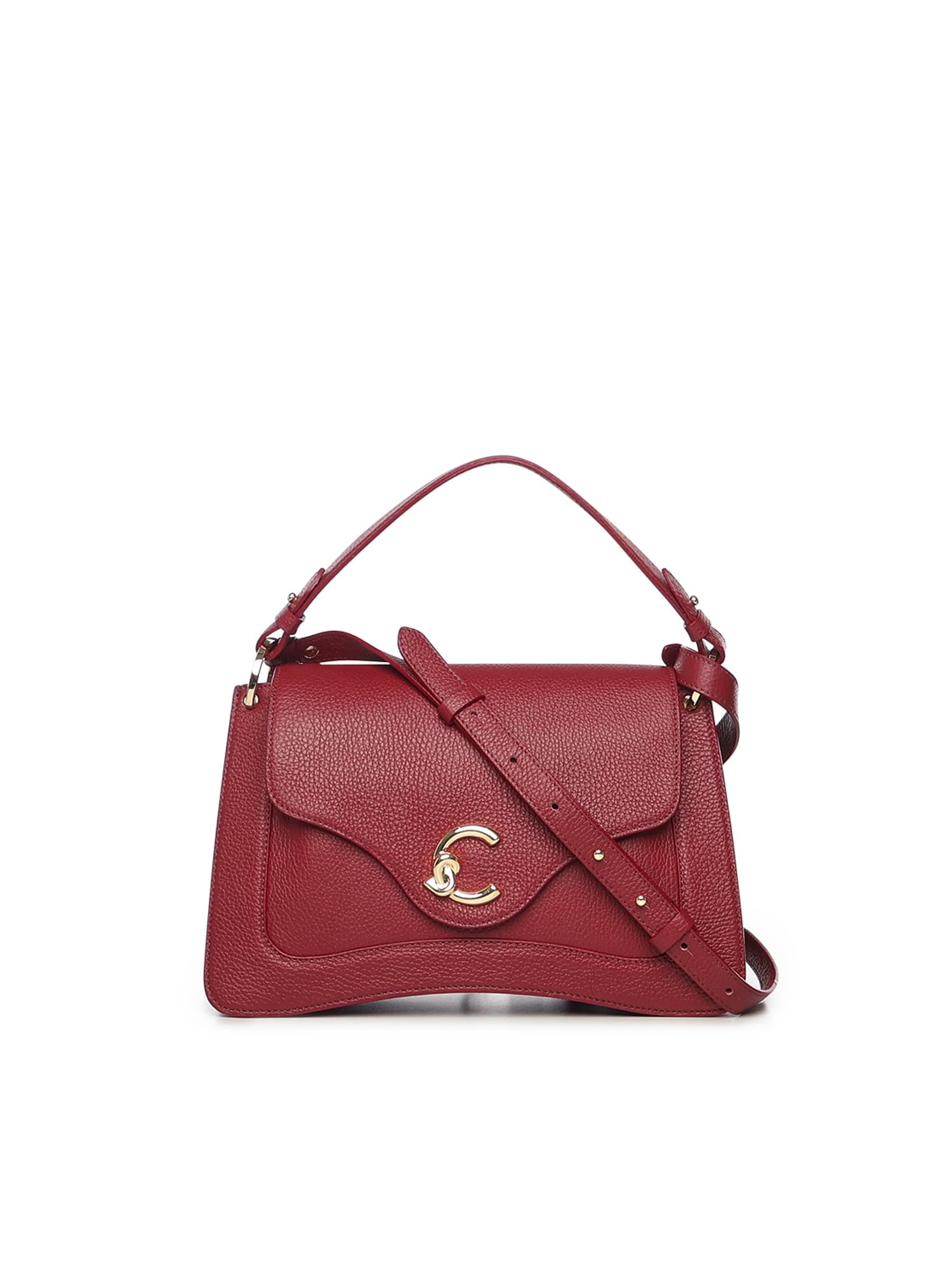 Coccinelle Red Leather Women Handbag In Red