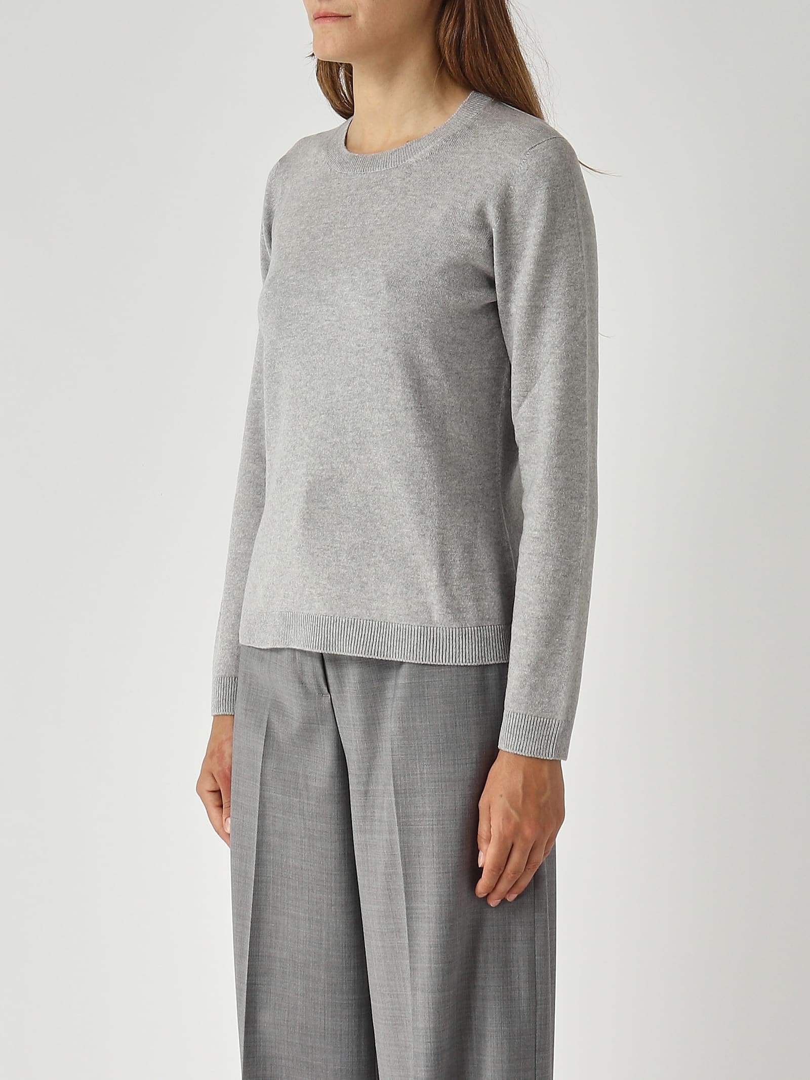 Gran Sasso Lana Vergine Sweater In Gray